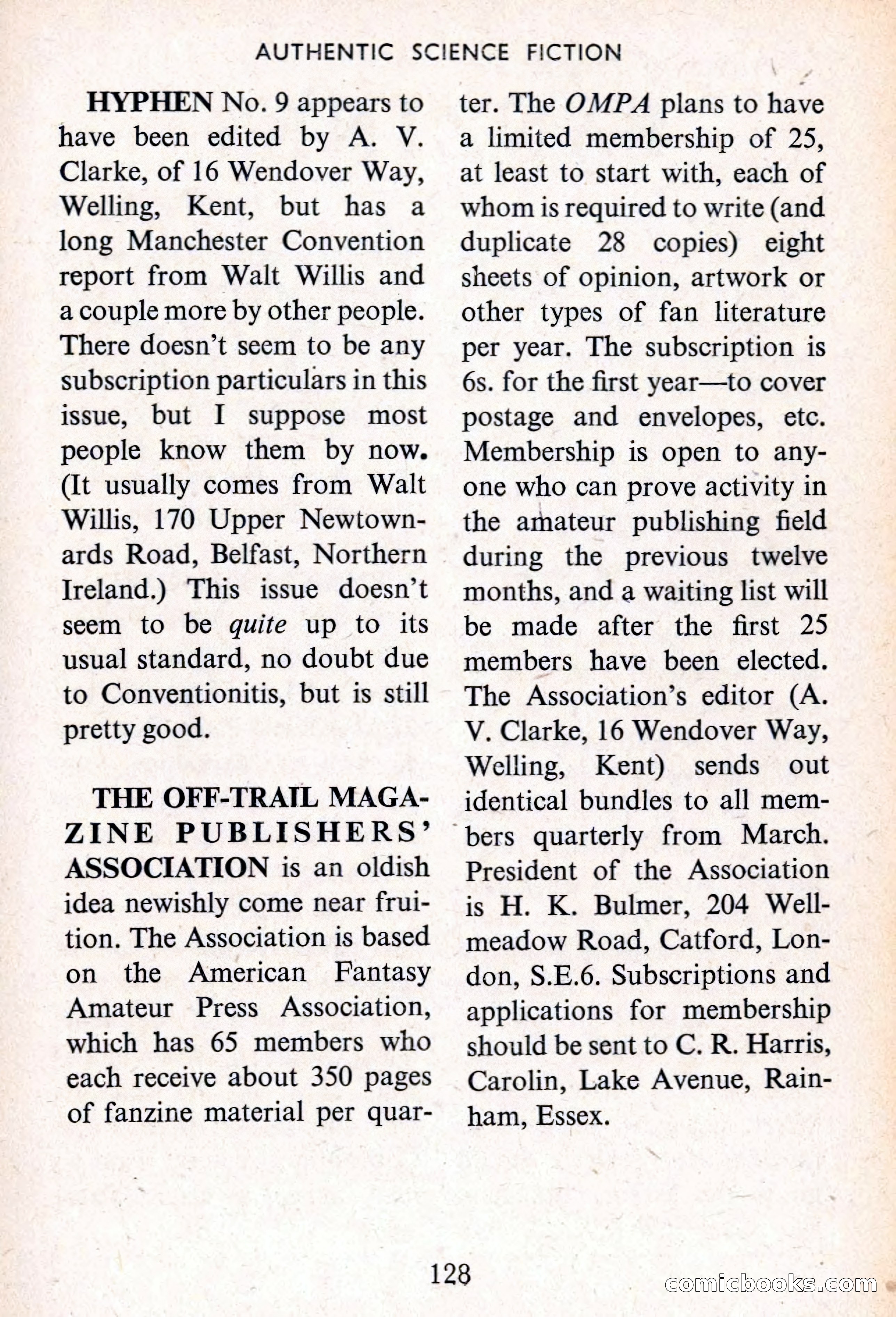 Authentic Science Fiction Monthly No. 50 — page 129 of 146