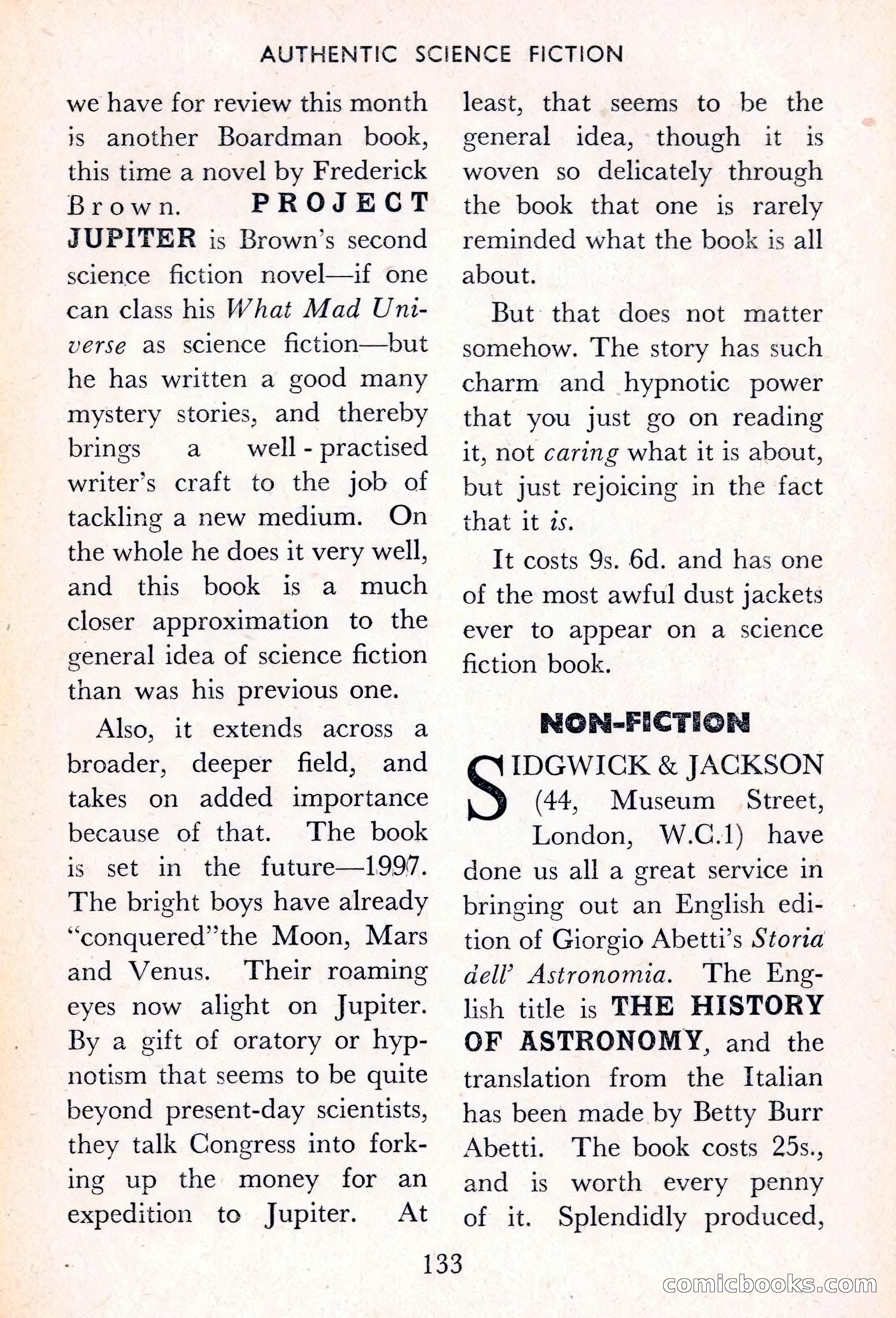 Authentic Science Fiction Monthly No. 50 — page 134 of 146