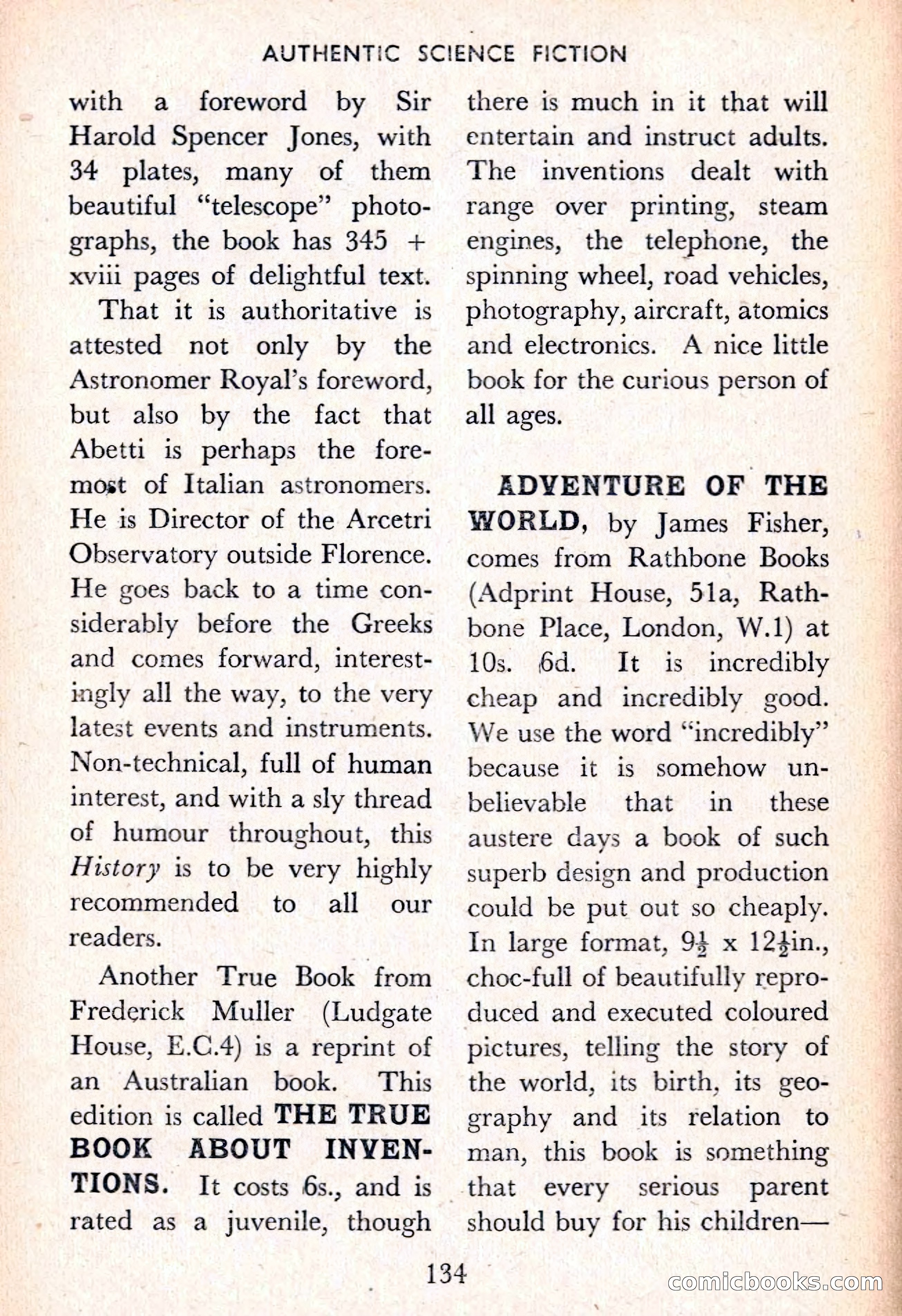 Authentic Science Fiction Monthly No. 50 — page 135 of 146