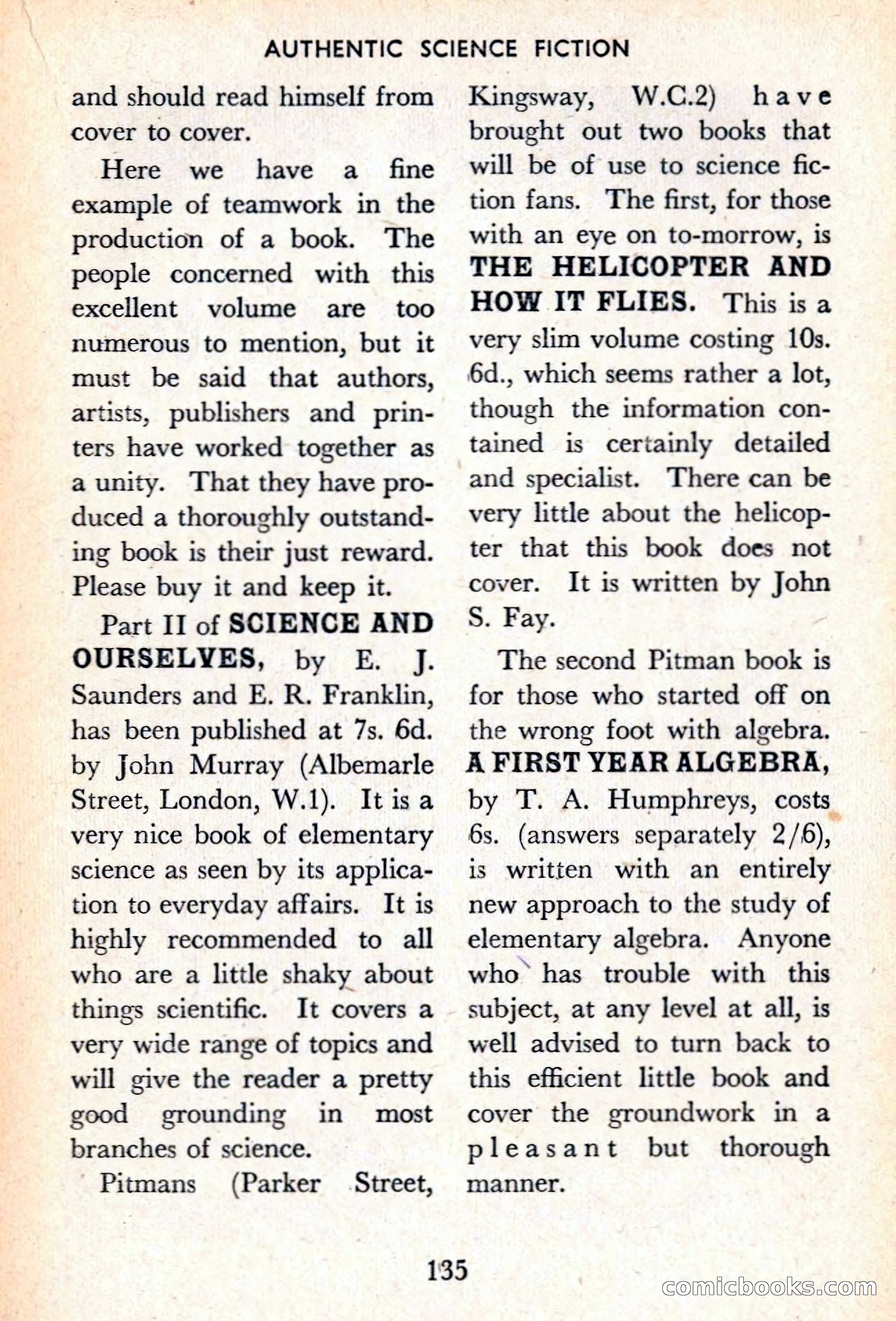 Authentic Science Fiction Monthly No. 50 — page 136 of 146
