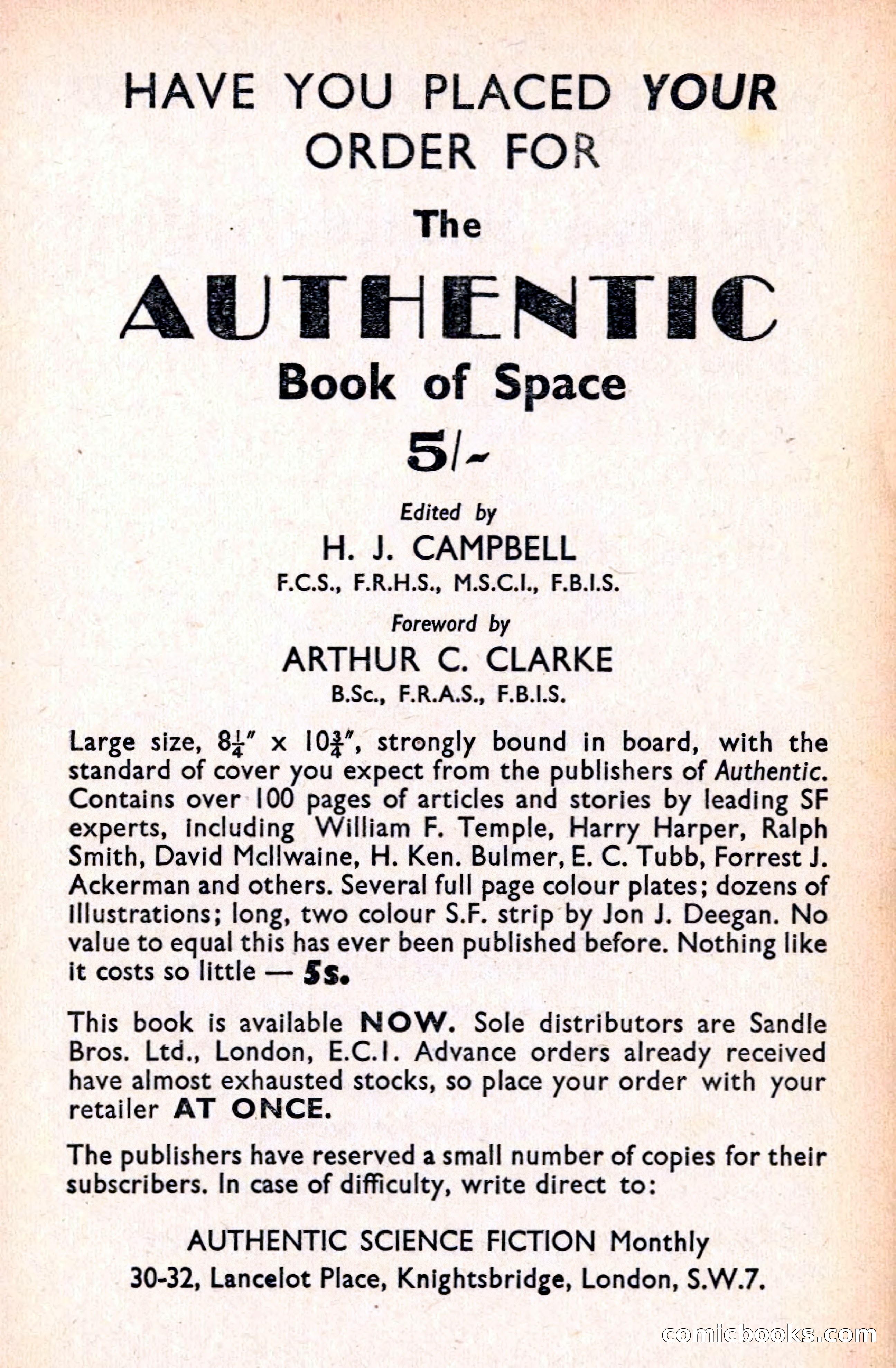 Authentic Science Fiction Monthly No. 50 — page 143 of 146