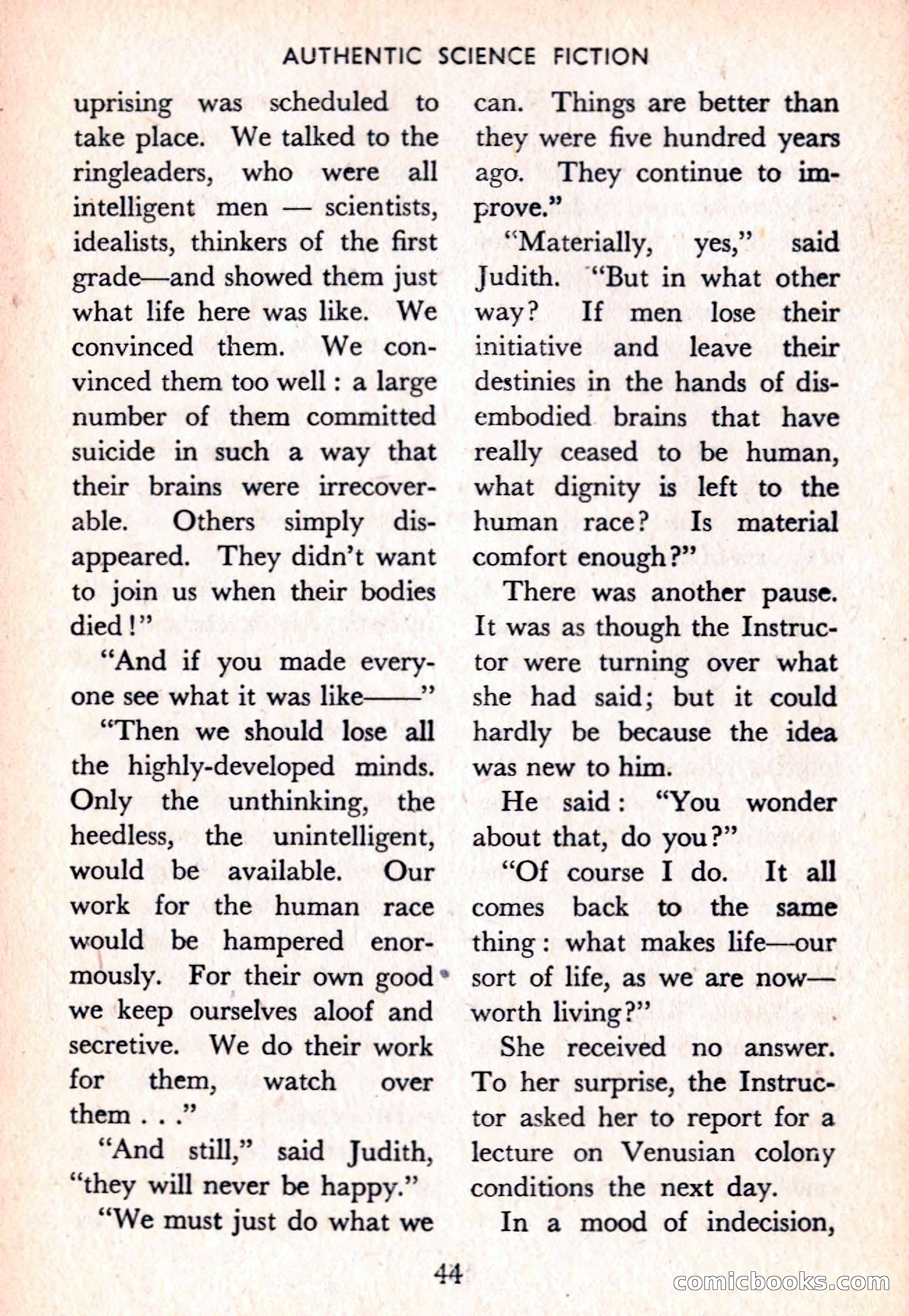 Authentic Science Fiction Monthly, No. 51 — page 45 of 146