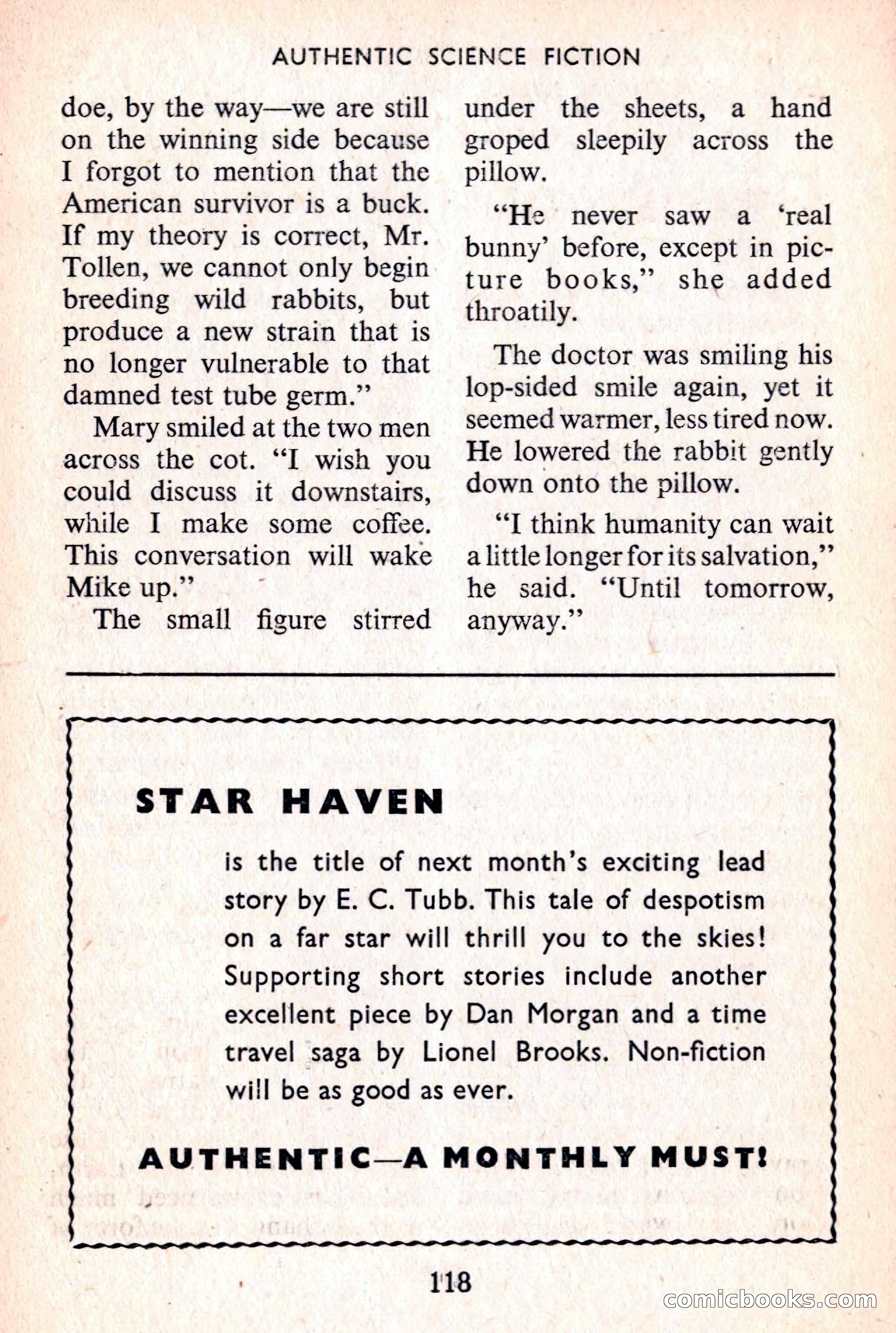Authentic Science Fiction Monthly, No. 51 — page 119 of 146