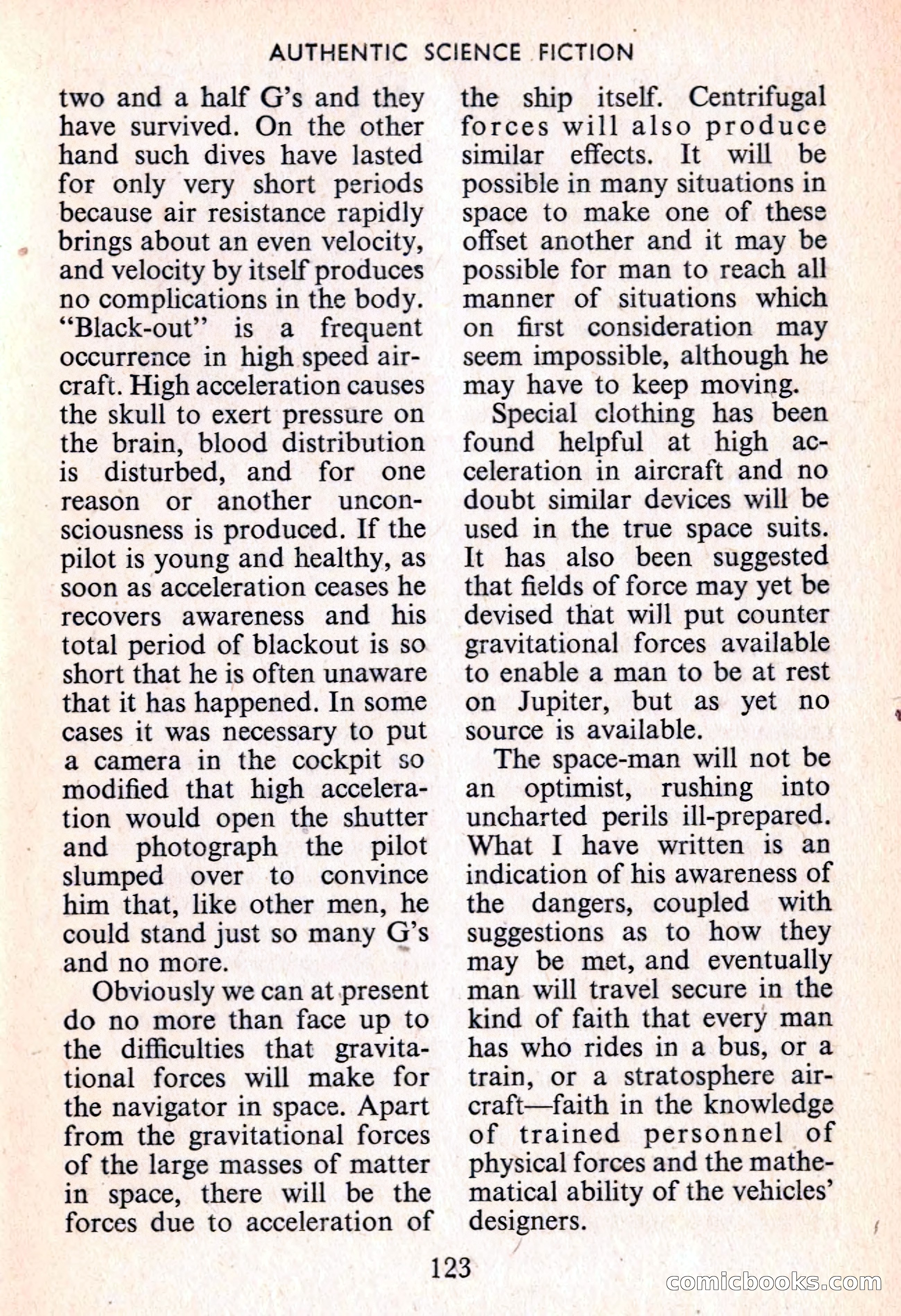 Authentic Science Fiction Monthly, No. 51 — page 124 of 146