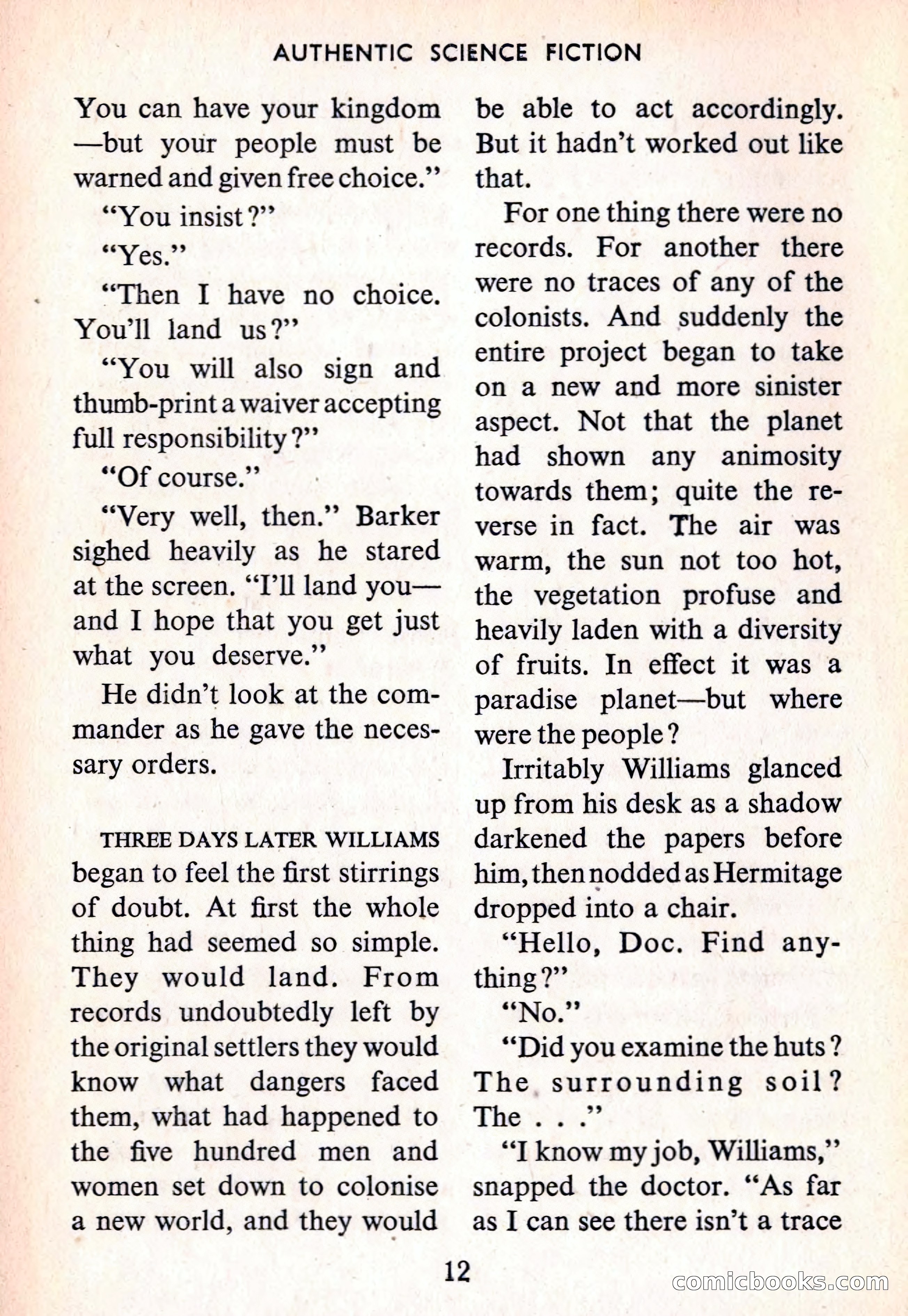 Authentic Science Fiction Monthly No. 52 — page 13 of 146