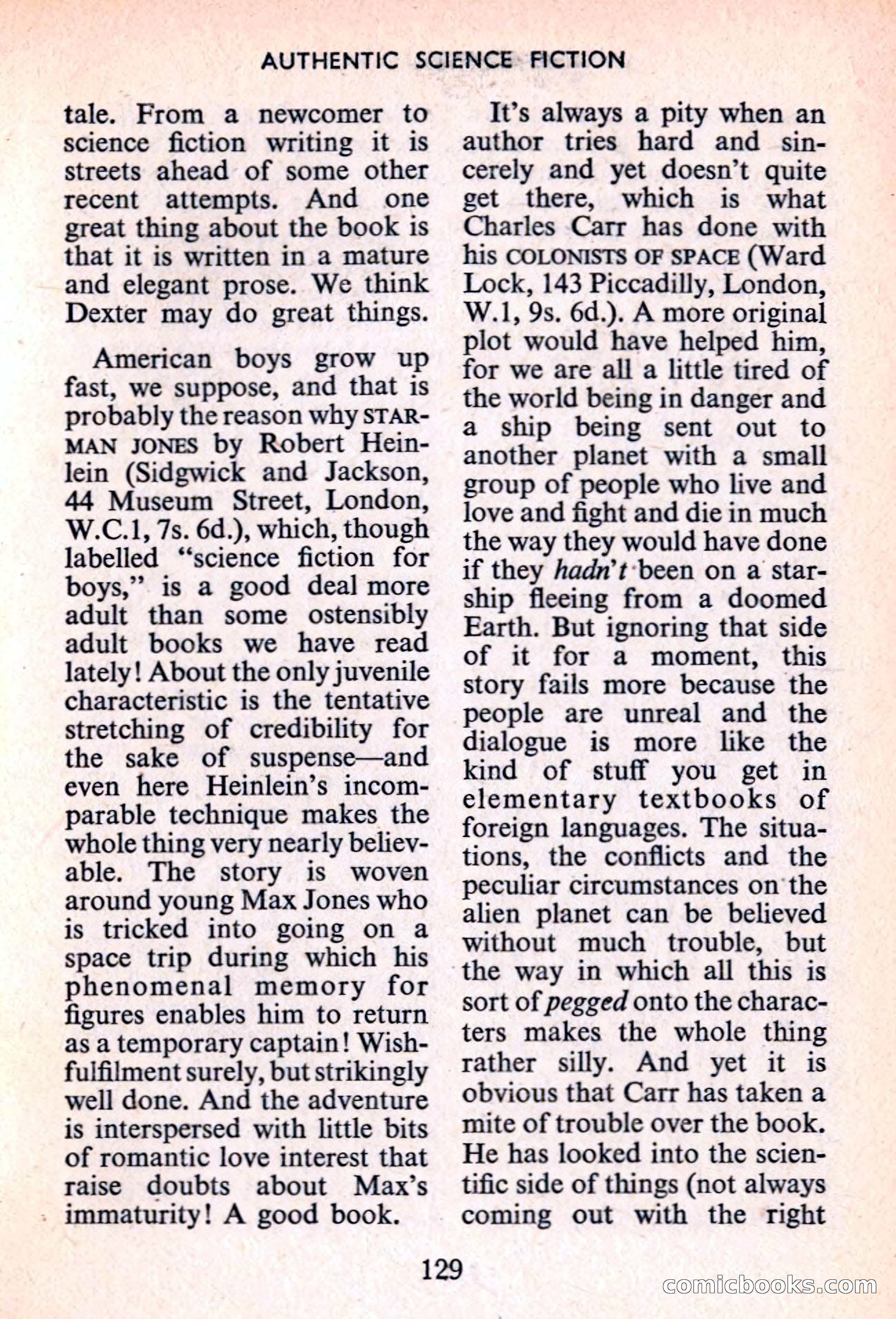 Authentic Science Fiction Monthly No. 52 — page 130 of 146