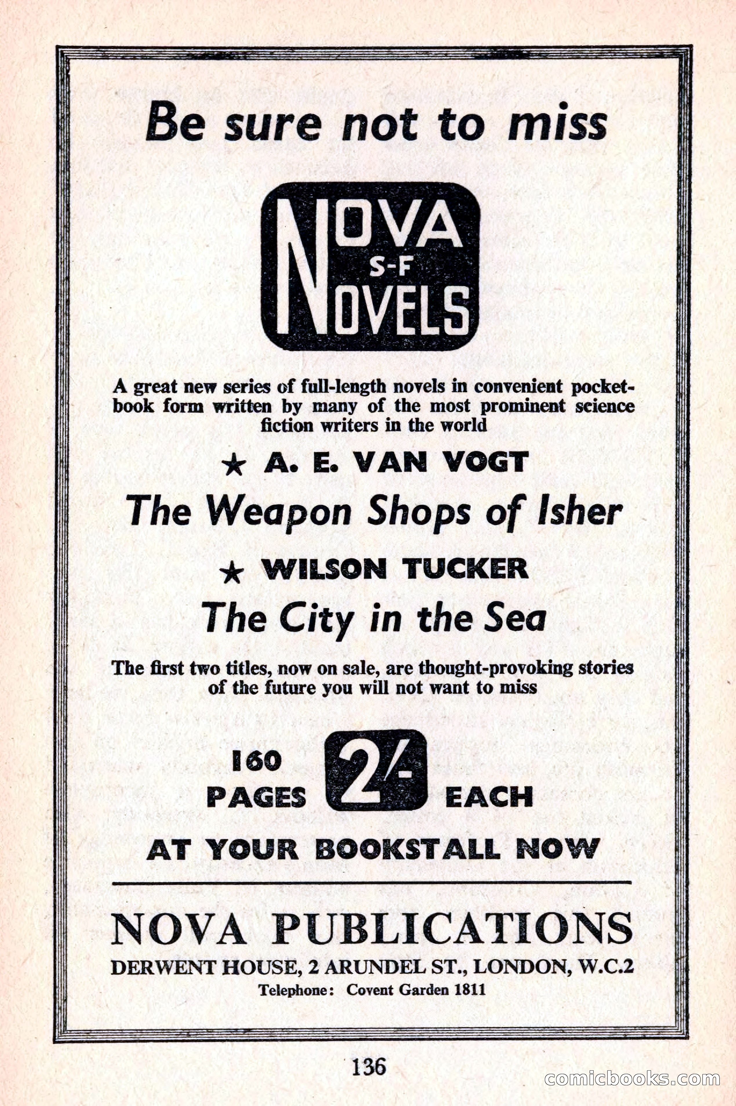 Authentic Science Fiction Monthly No. 52 — page 137 of 146
