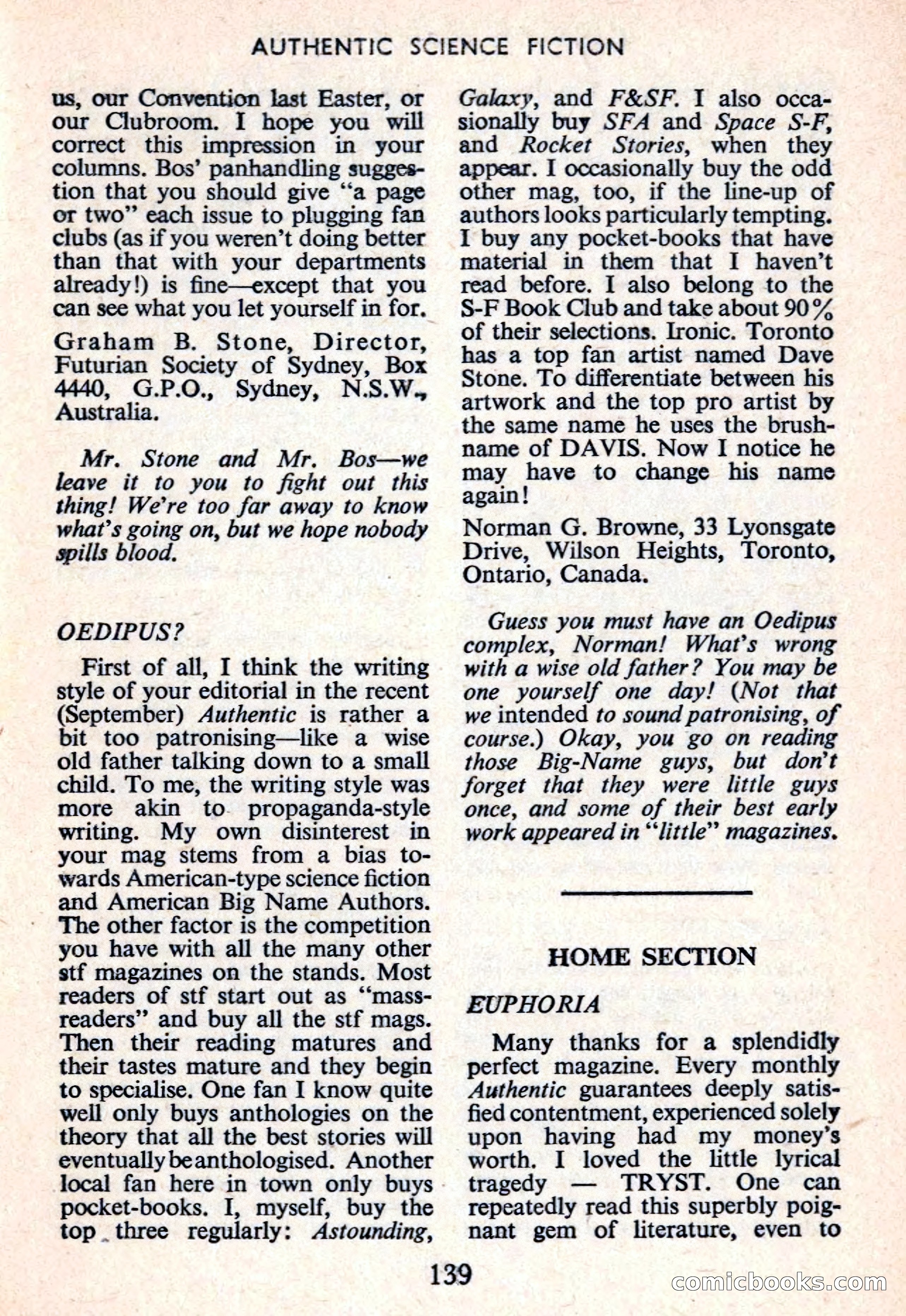 Authentic Science Fiction Monthly No. 52 — page 140 of 146