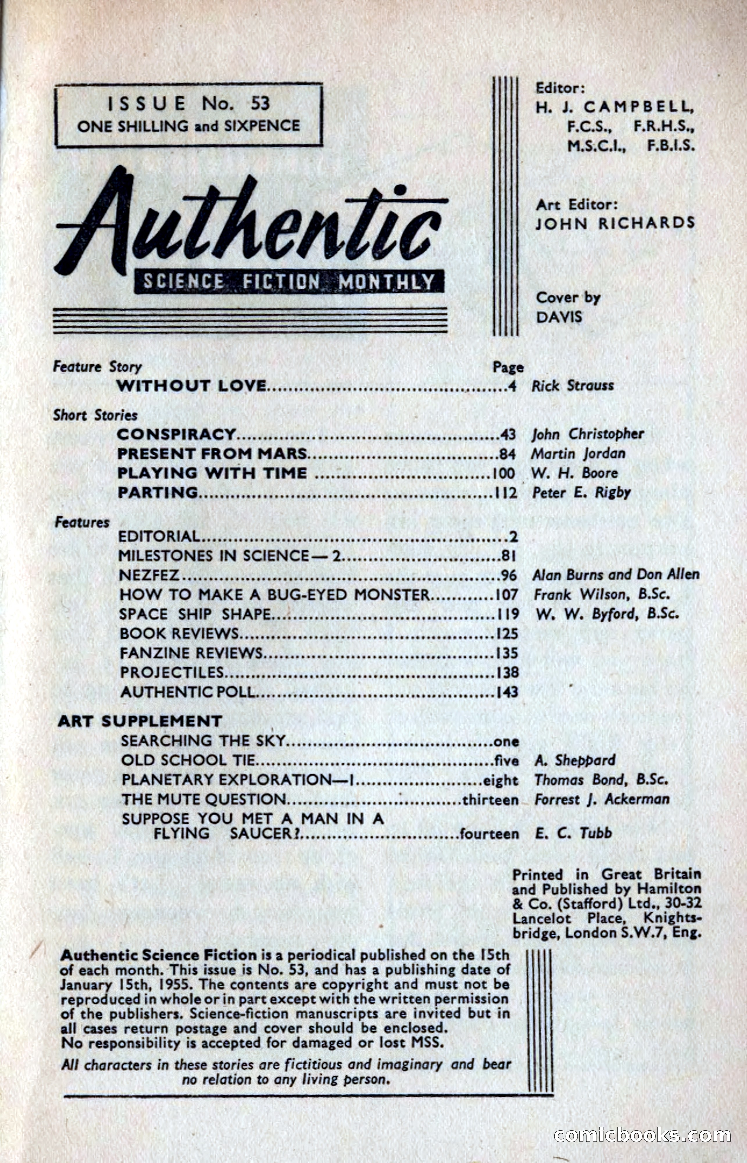 Authentic Science Fiction Monthly No. 53 — page 2 of 146