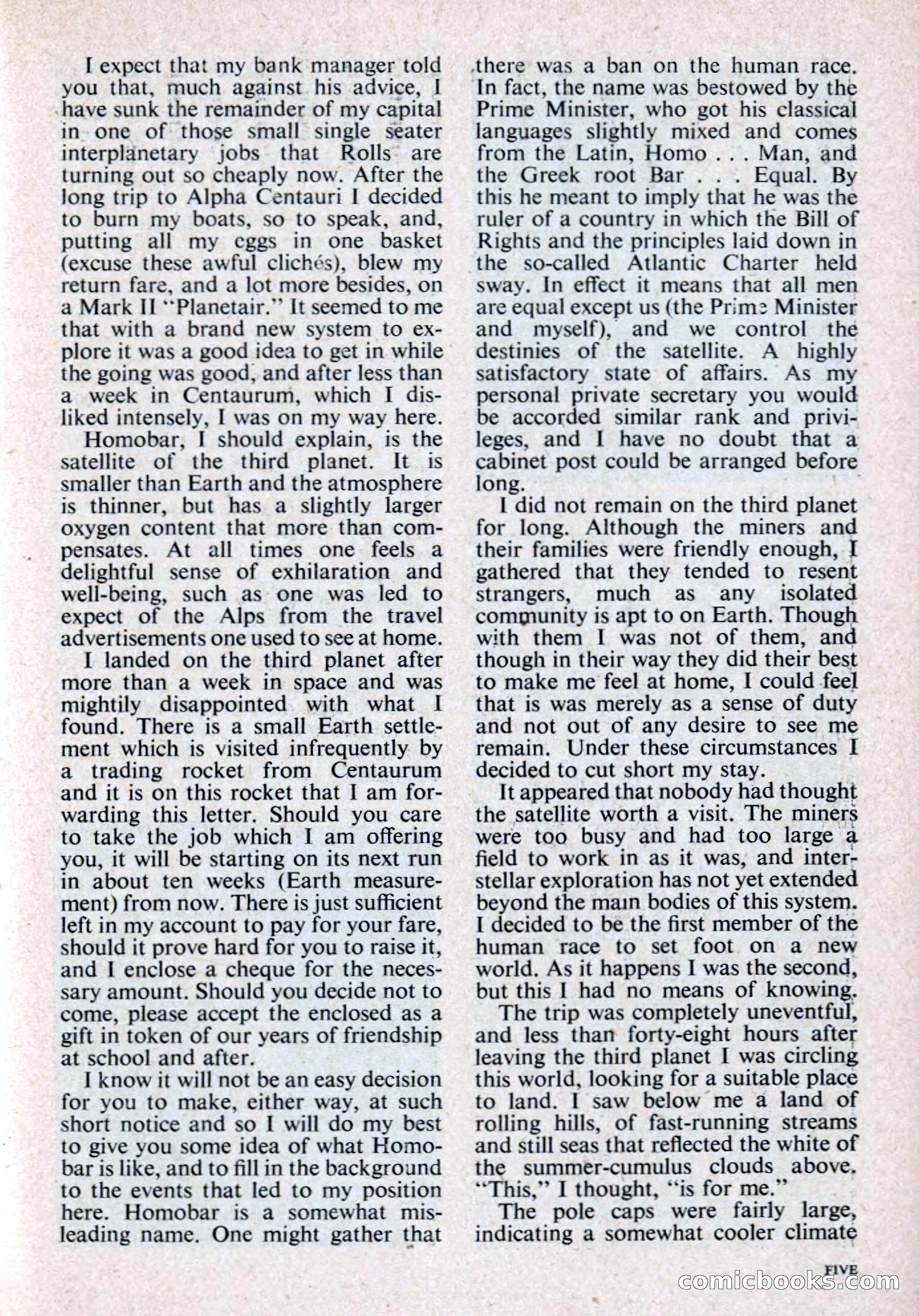 Authentic Science Fiction Monthly No. 53 — page 70 of 146