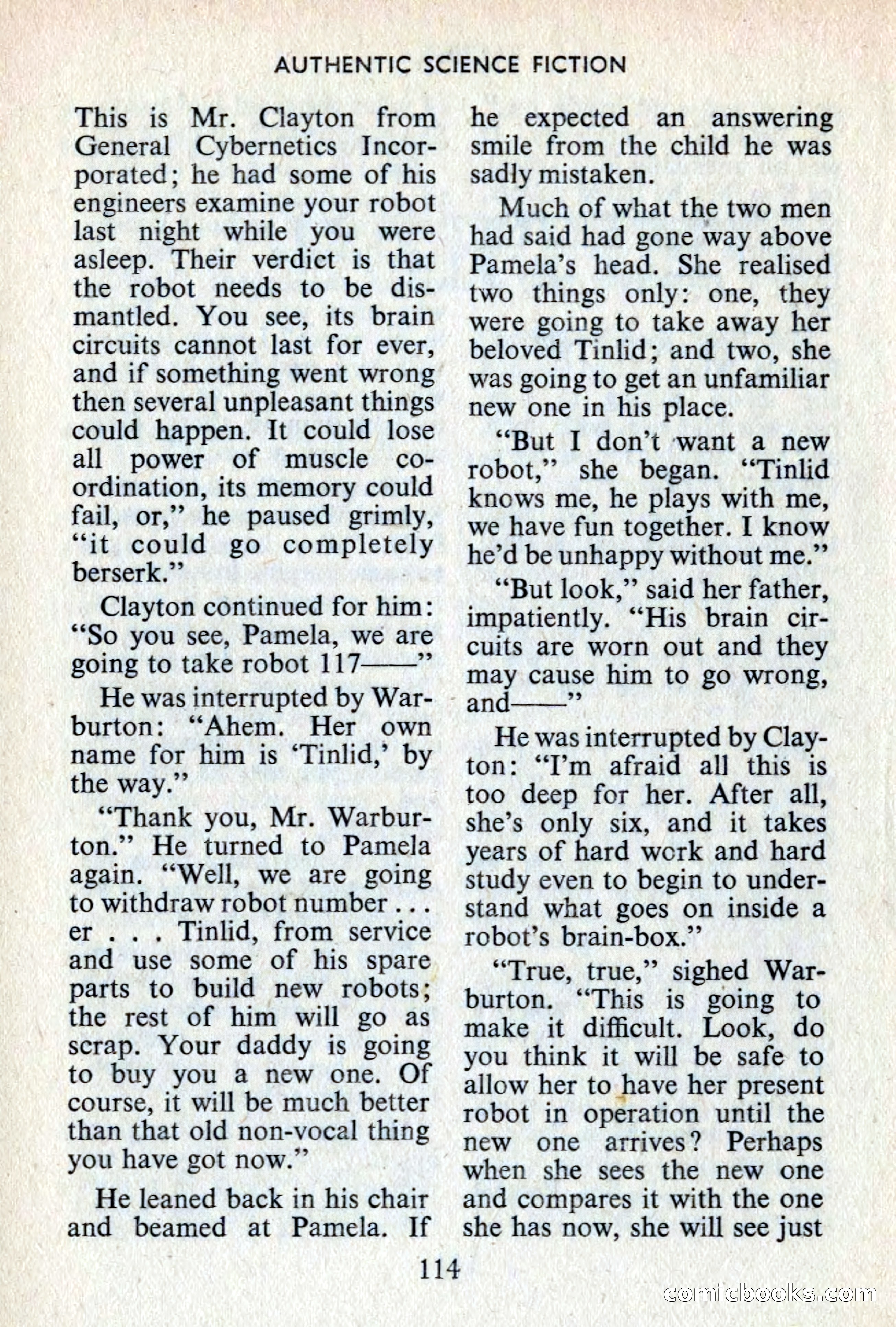Authentic Science Fiction Monthly No. 53 — page 115 of 146