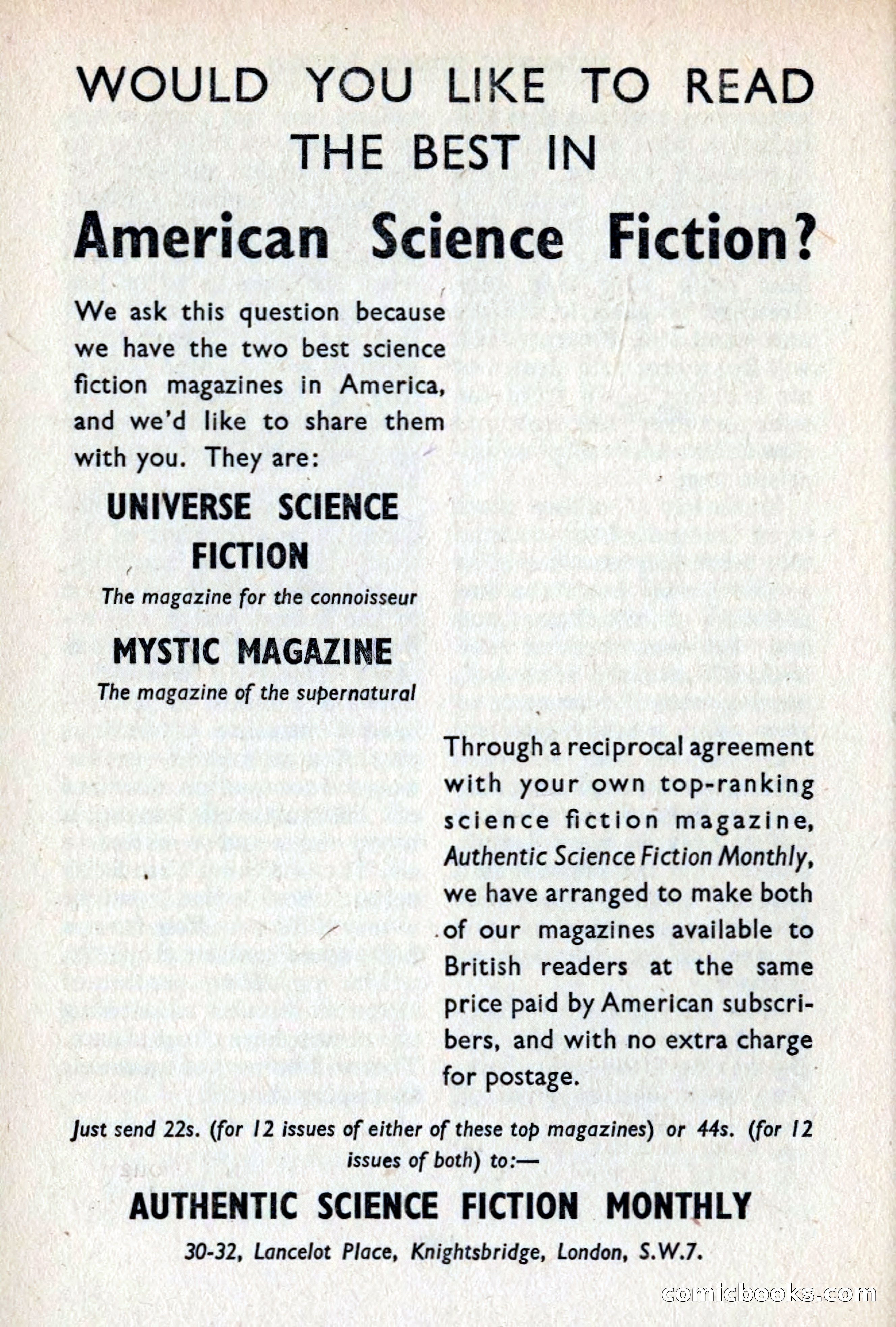 Authentic Science Fiction Monthly No. 53 — page 125 of 146