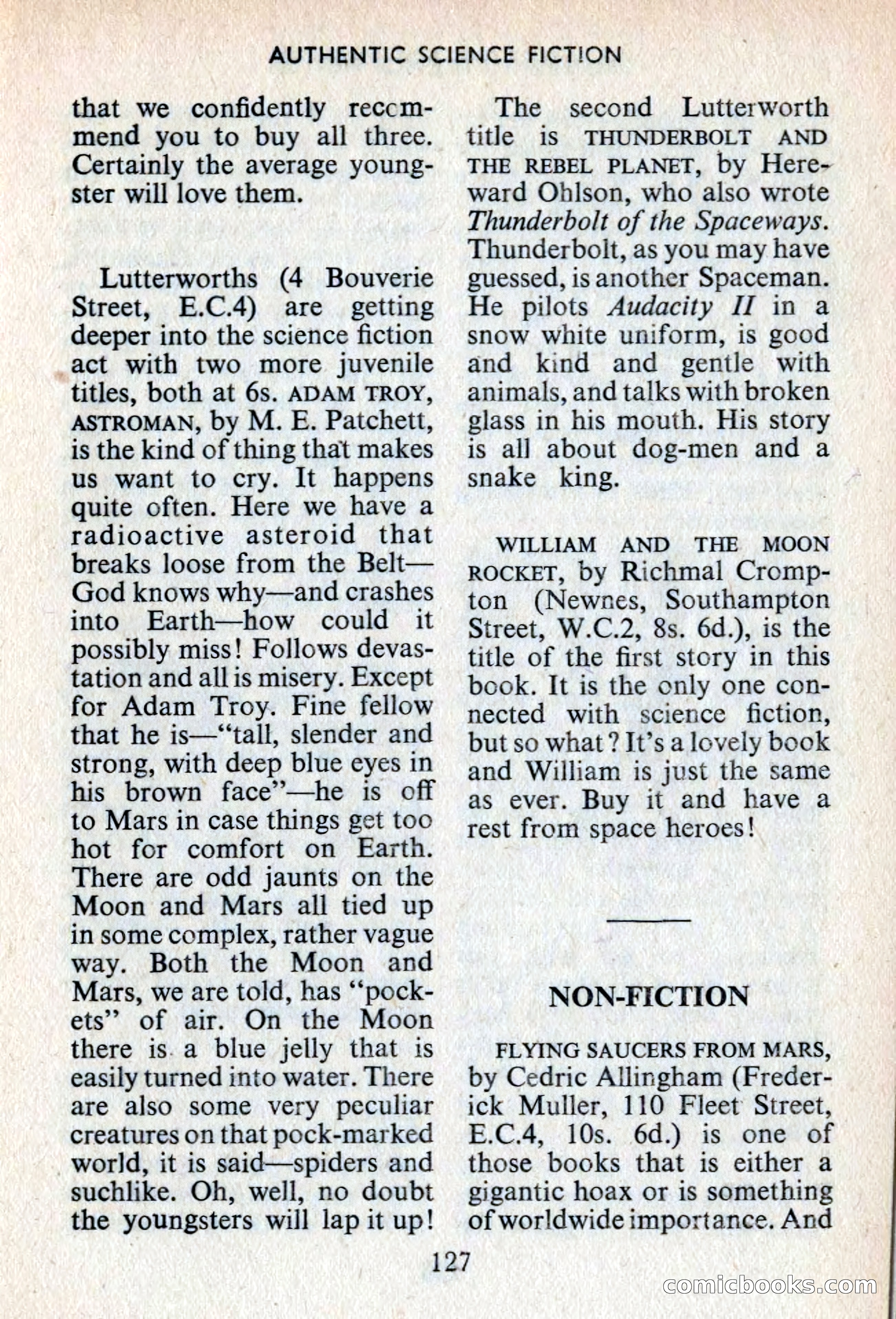 Authentic Science Fiction Monthly No. 53 — page 128 of 146