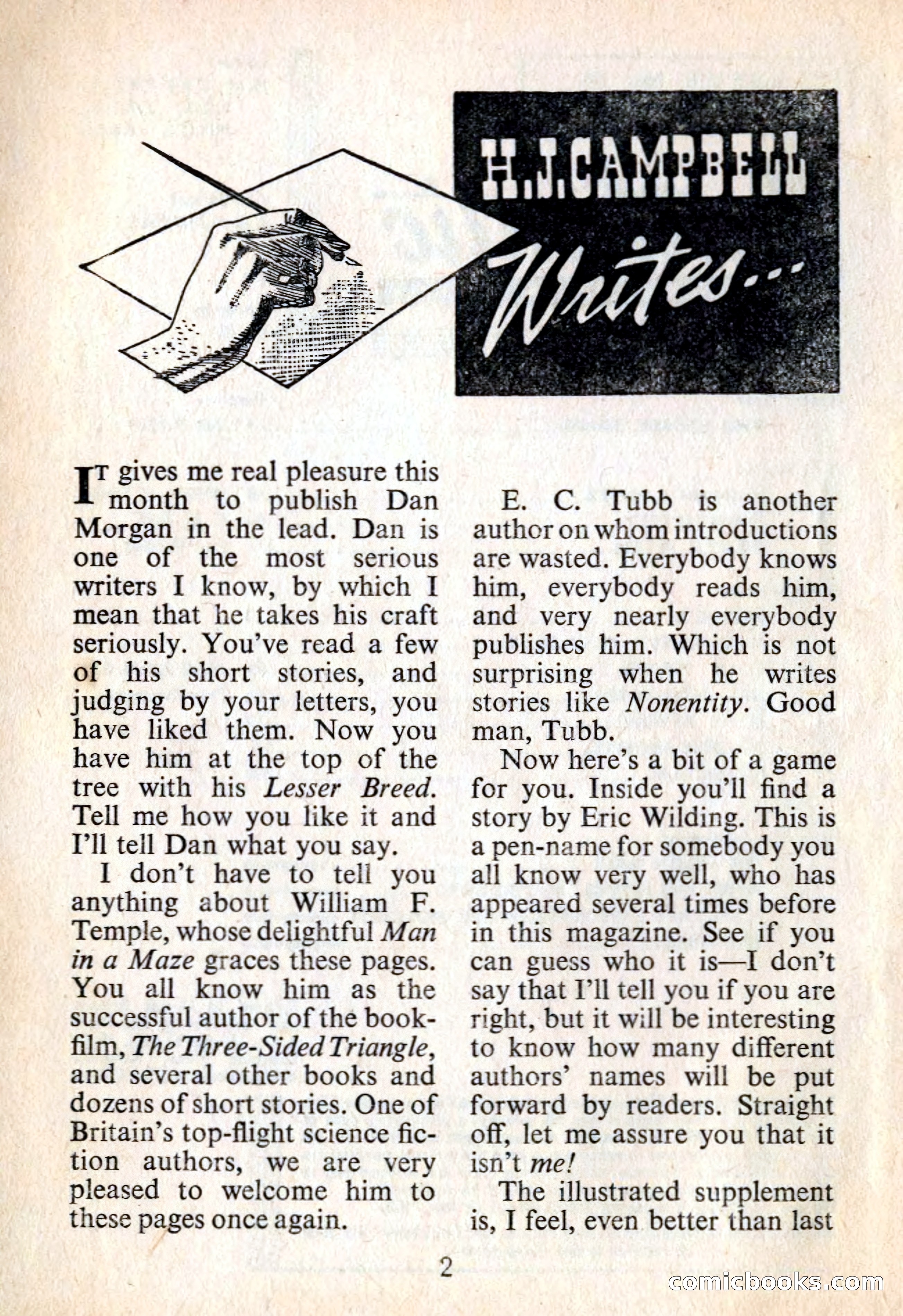 Authentic Science Fiction Monthly No. 54 — page 3 of 146