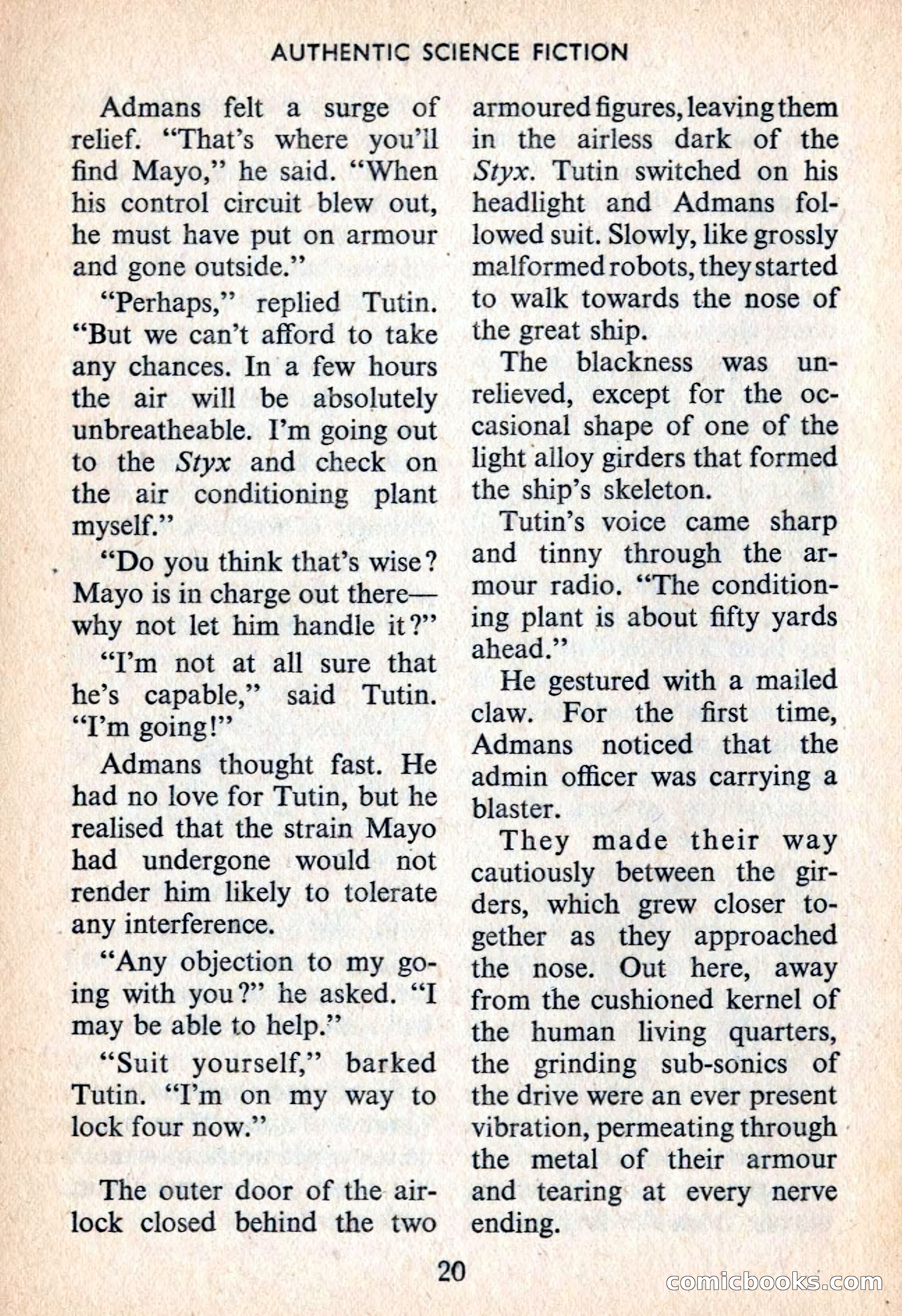 Authentic Science Fiction Monthly No. 54 — page 21 of 146