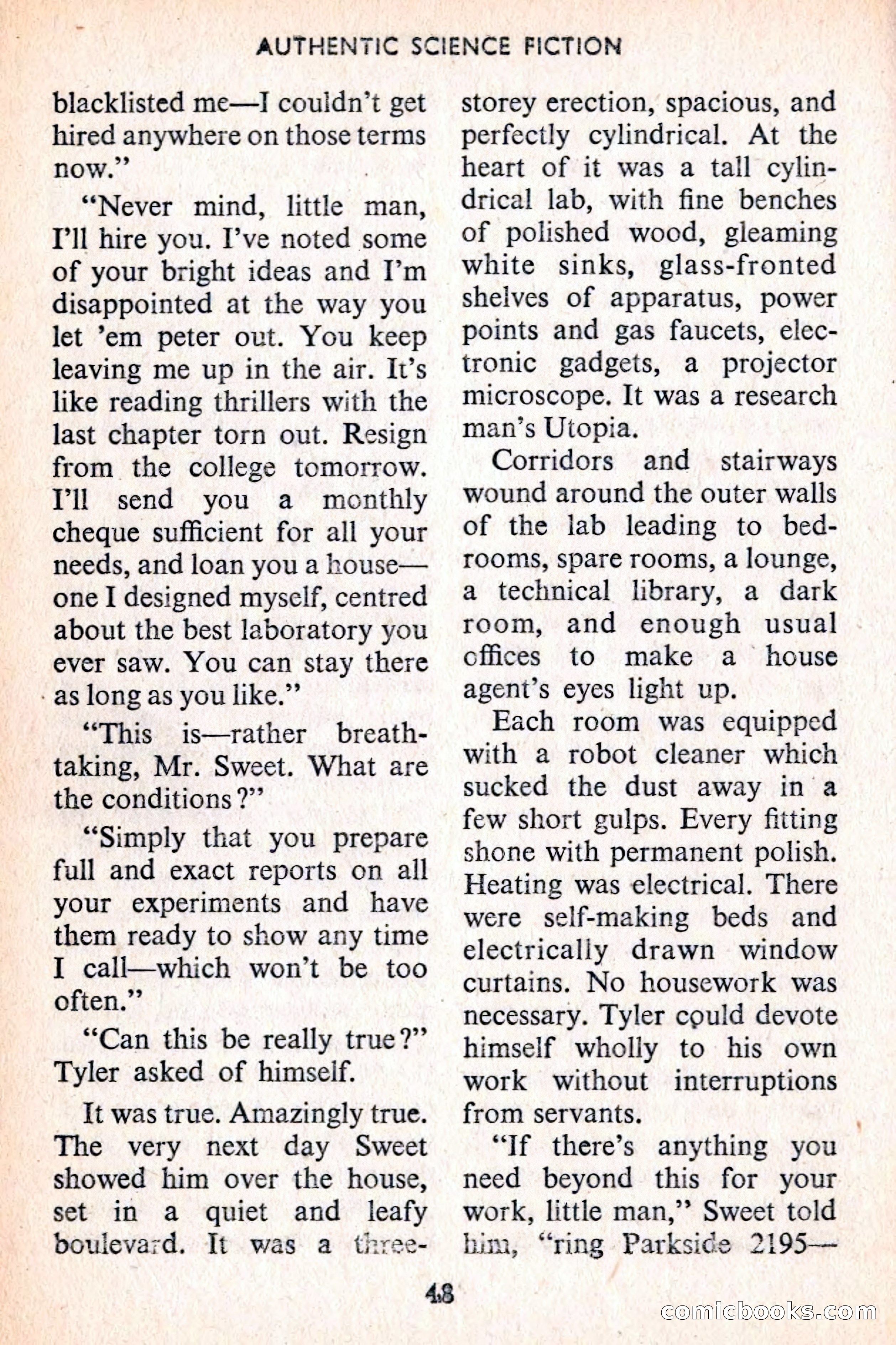Authentic Science Fiction Monthly No. 54 — page 49 of 146