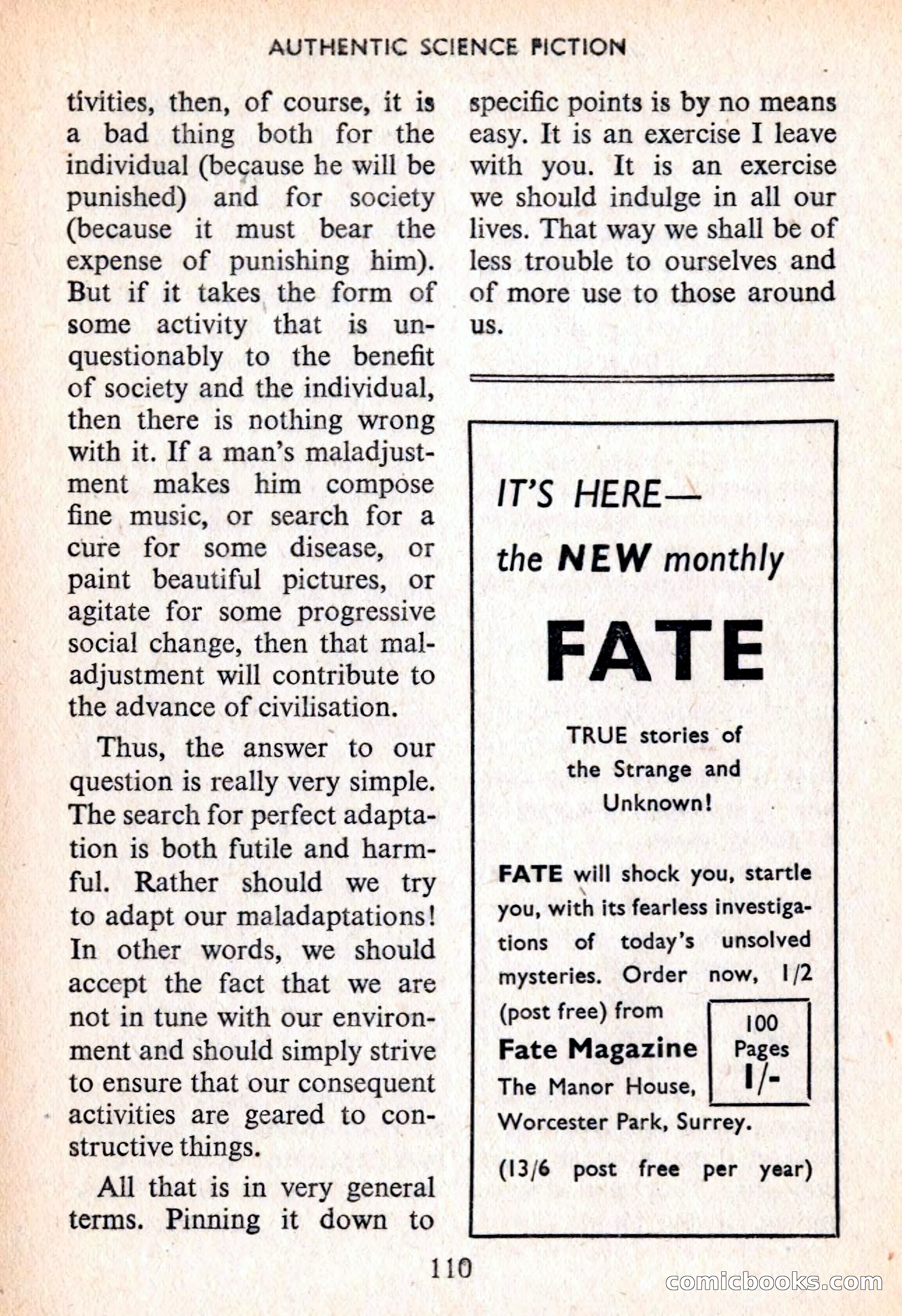 Authentic Science Fiction Monthly No. 54 — page 111 of 146