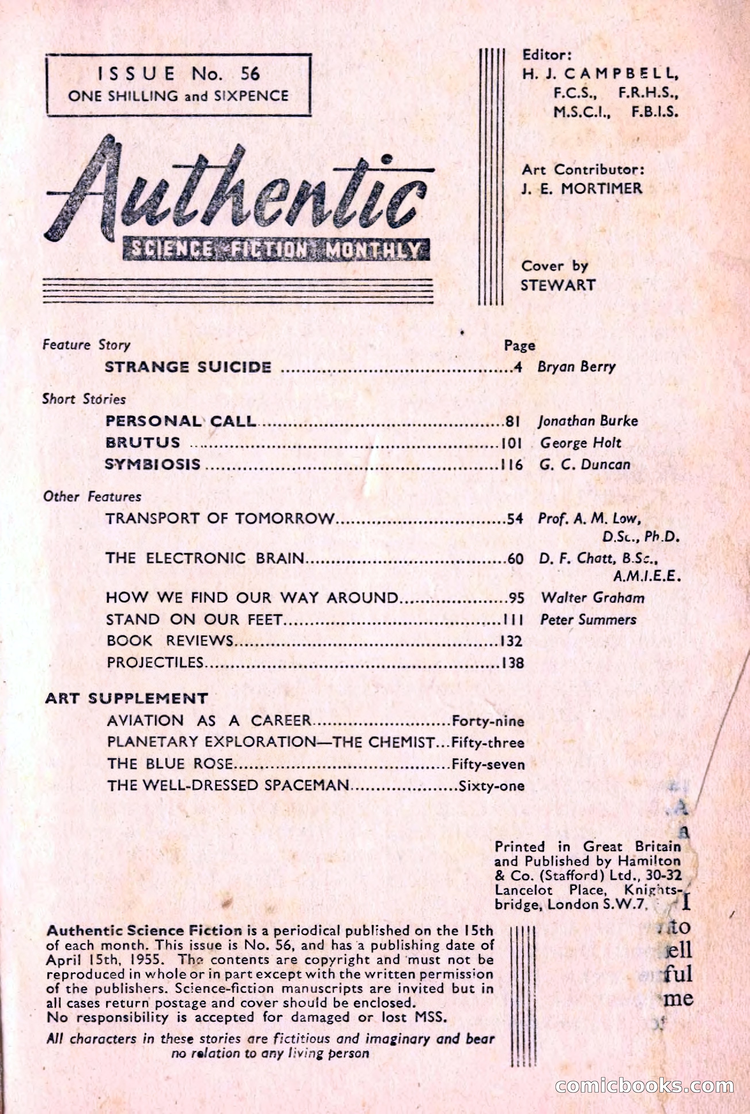 Authentic Science Fiction Monthly, No. 56 — page 2 of 146