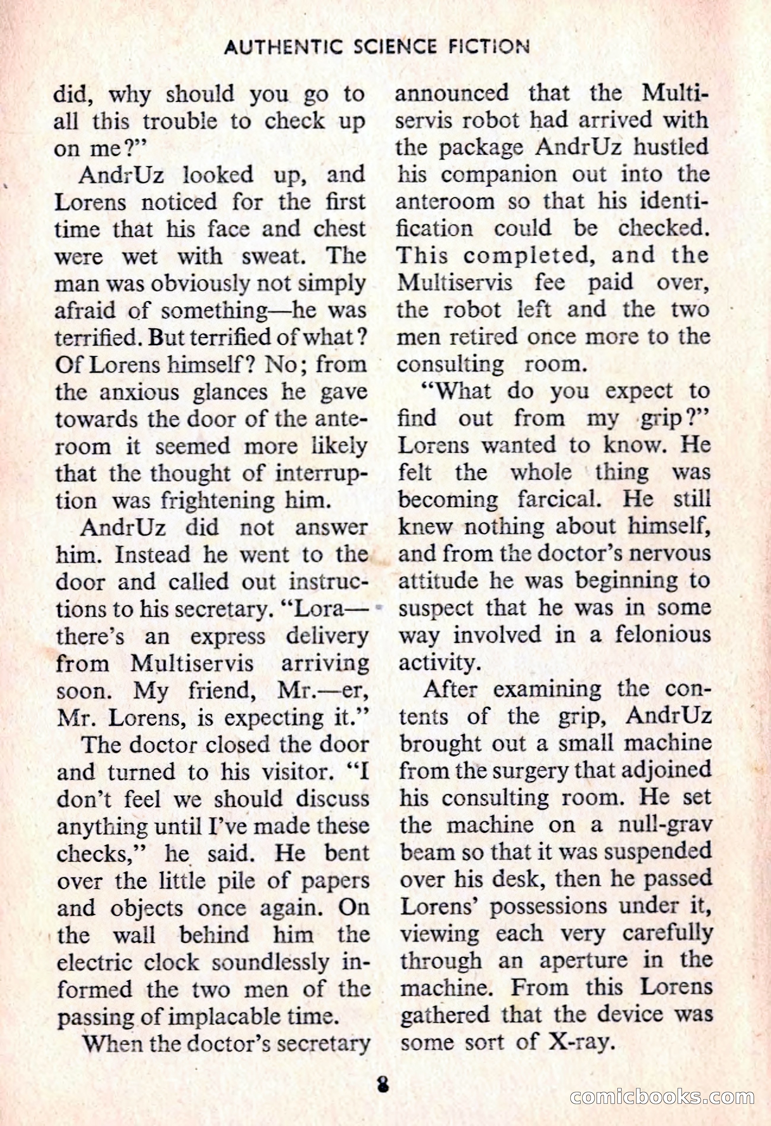 Authentic Science Fiction Monthly, No. 56 — page 9 of 146