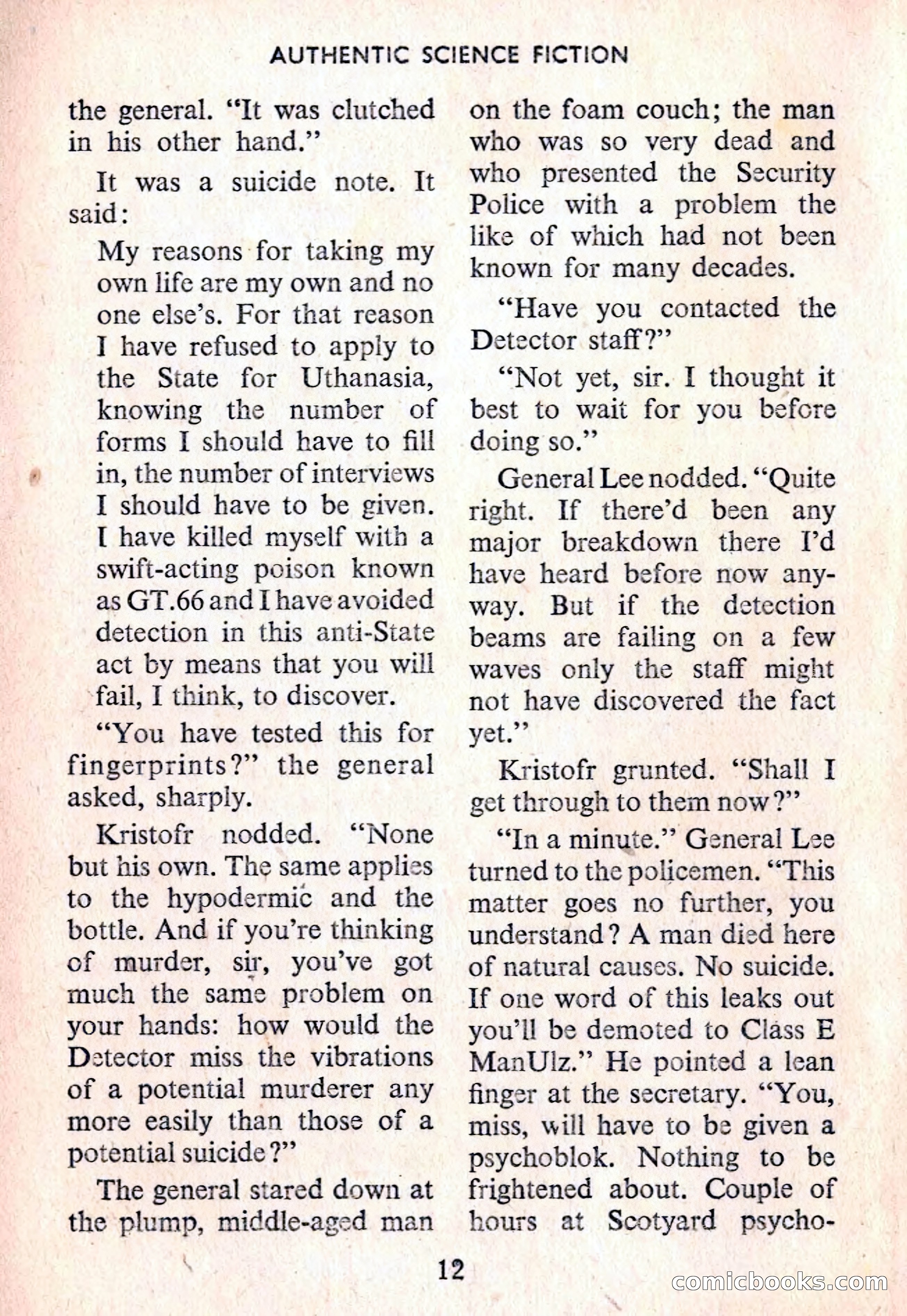 Authentic Science Fiction Monthly, No. 56 — page 13 of 146