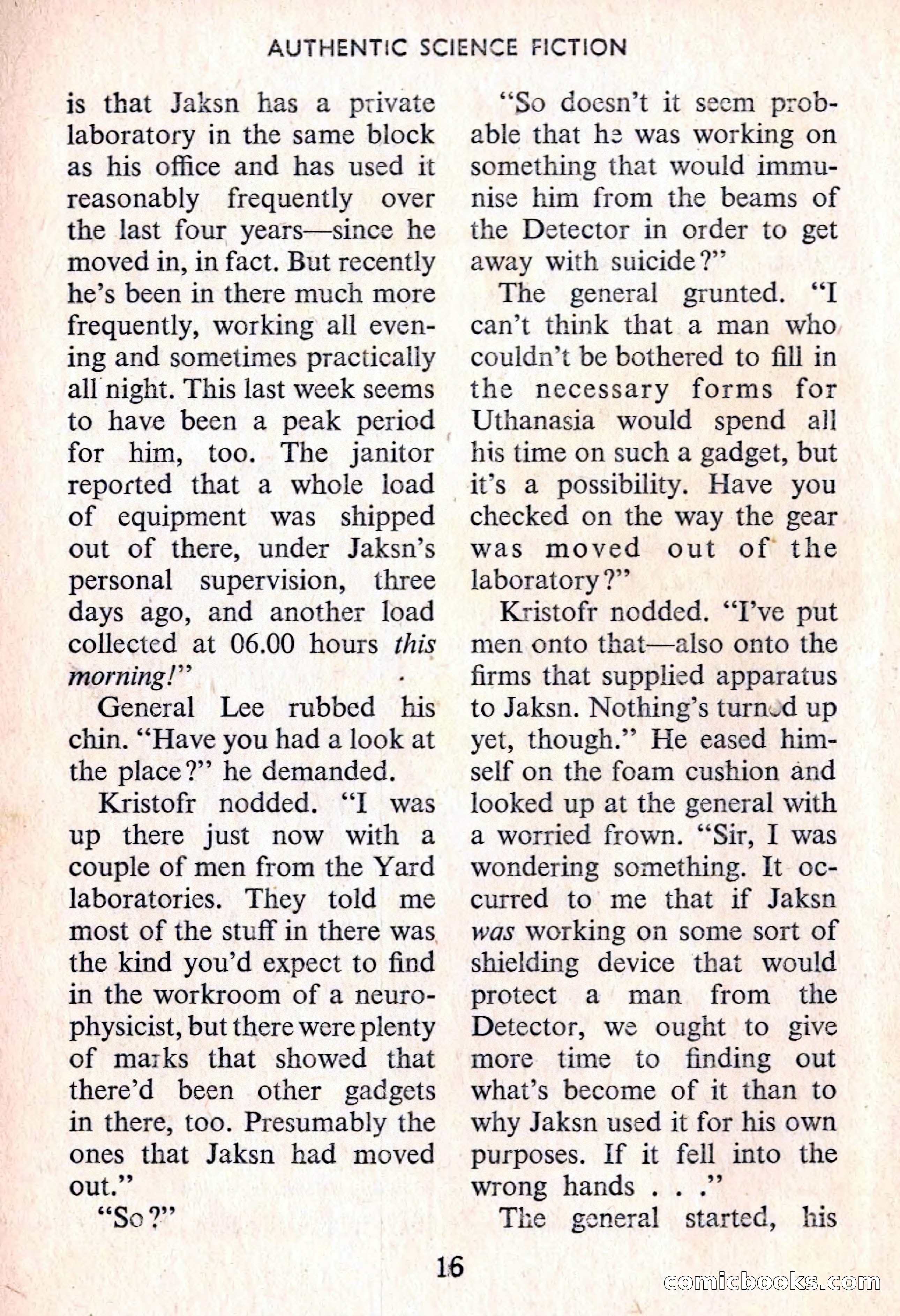 Authentic Science Fiction Monthly, No. 56 — page 17 of 146