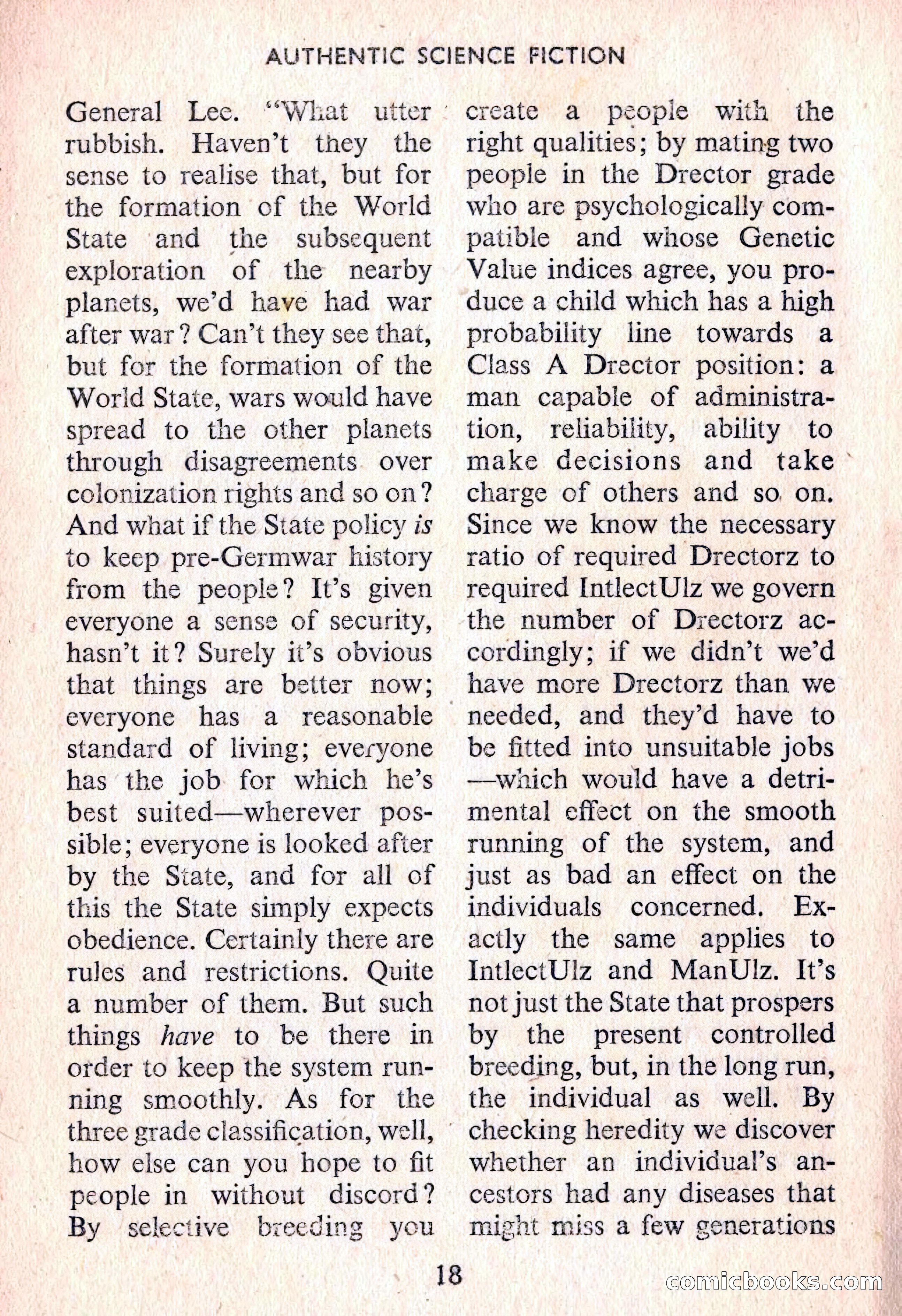 Authentic Science Fiction Monthly, No. 56 — page 19 of 146