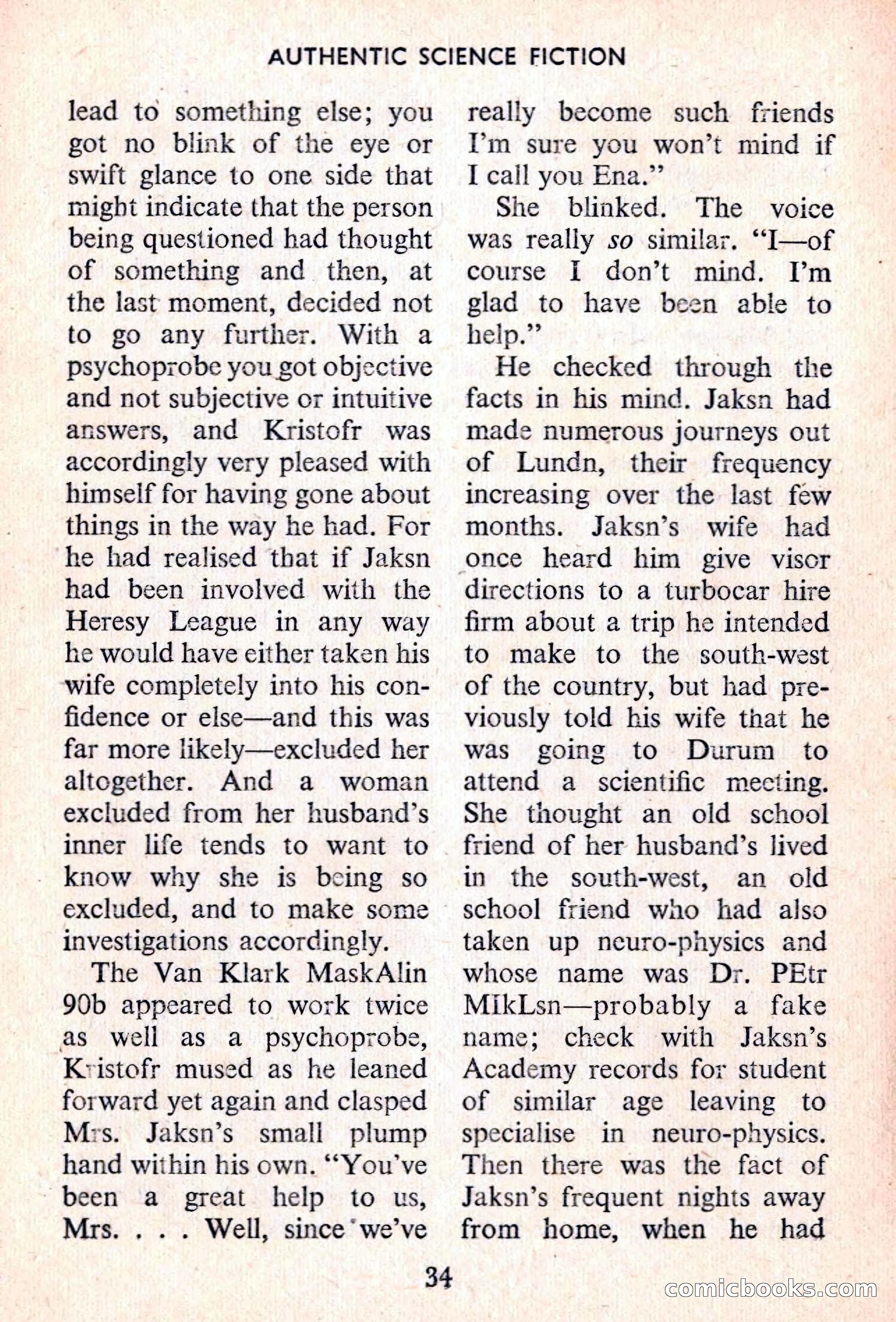 Authentic Science Fiction Monthly, No. 56 — page 35 of 146