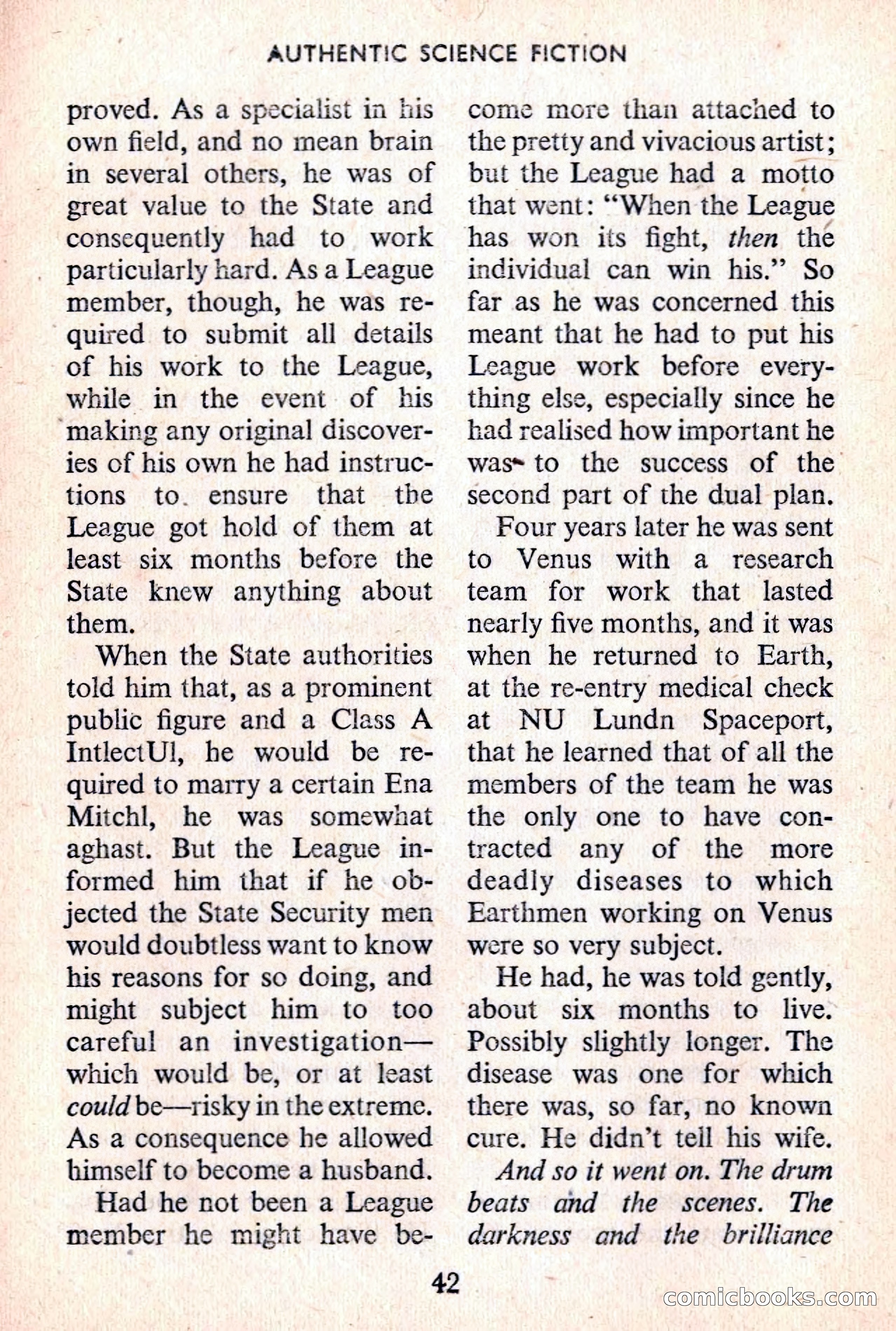 Authentic Science Fiction Monthly, No. 56 — page 43 of 146