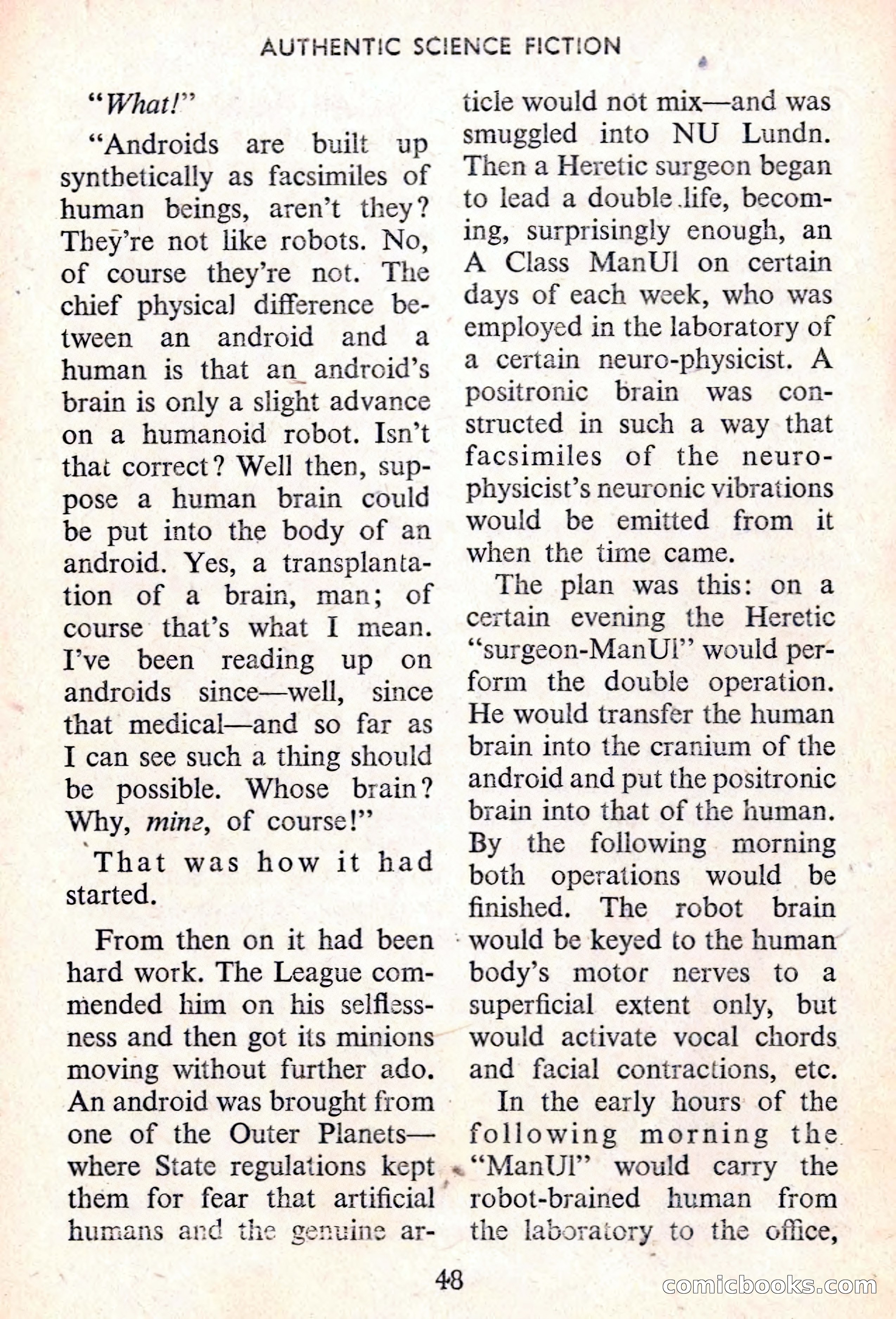 Authentic Science Fiction Monthly, No. 56 — page 49 of 146
