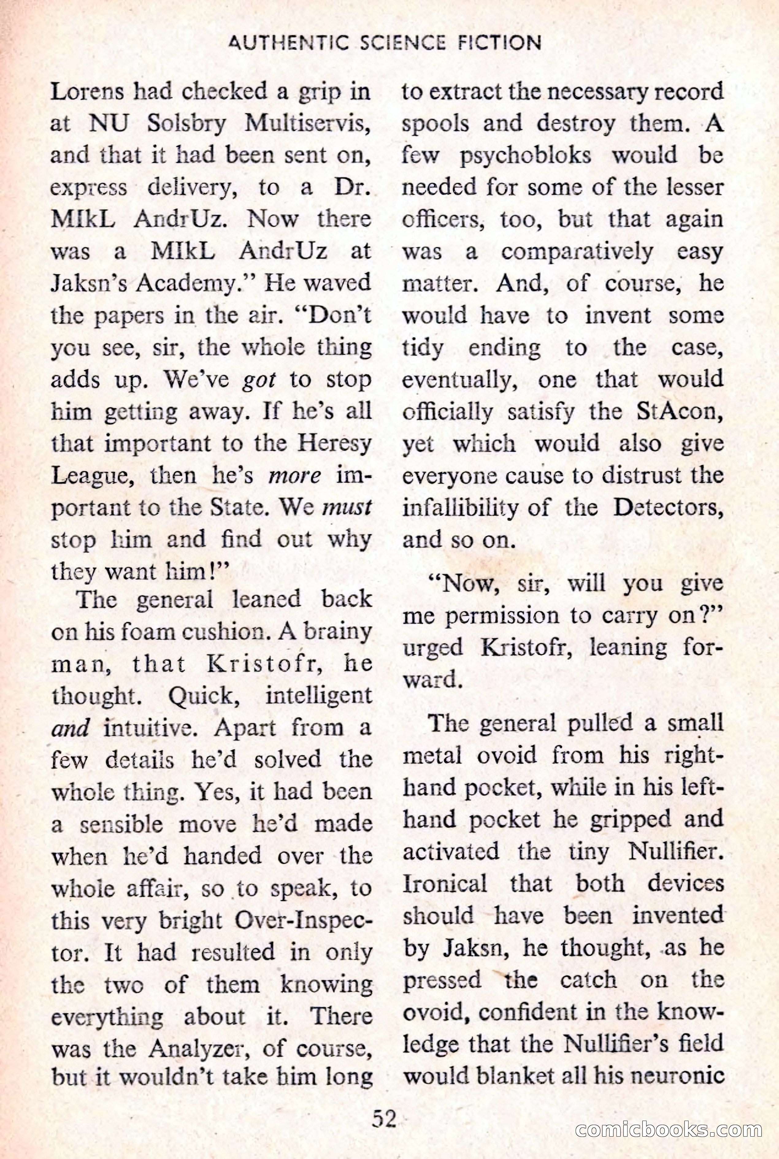 Authentic Science Fiction Monthly, No. 56 — page 53 of 146