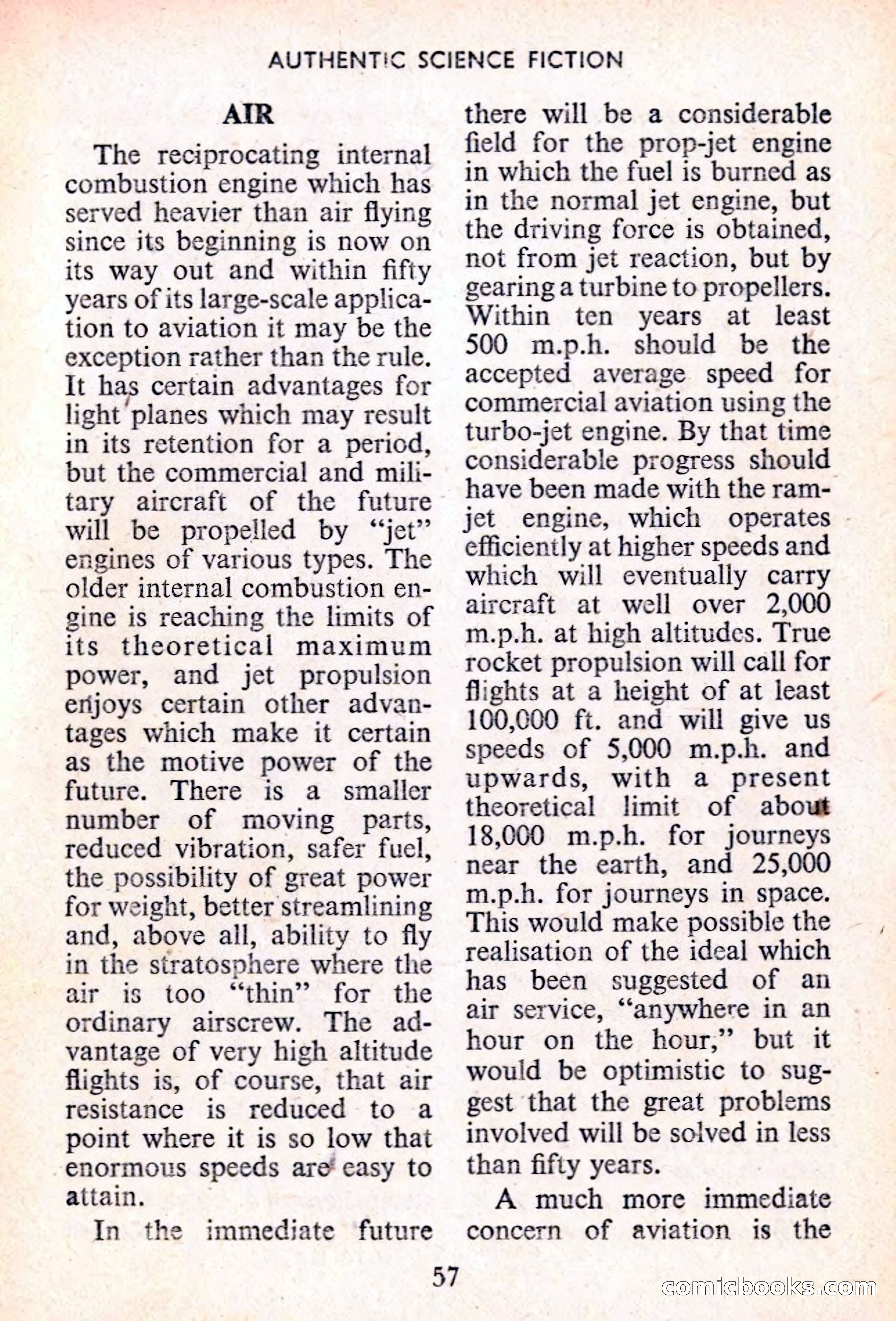Authentic Science Fiction Monthly, No. 56 — page 58 of 146