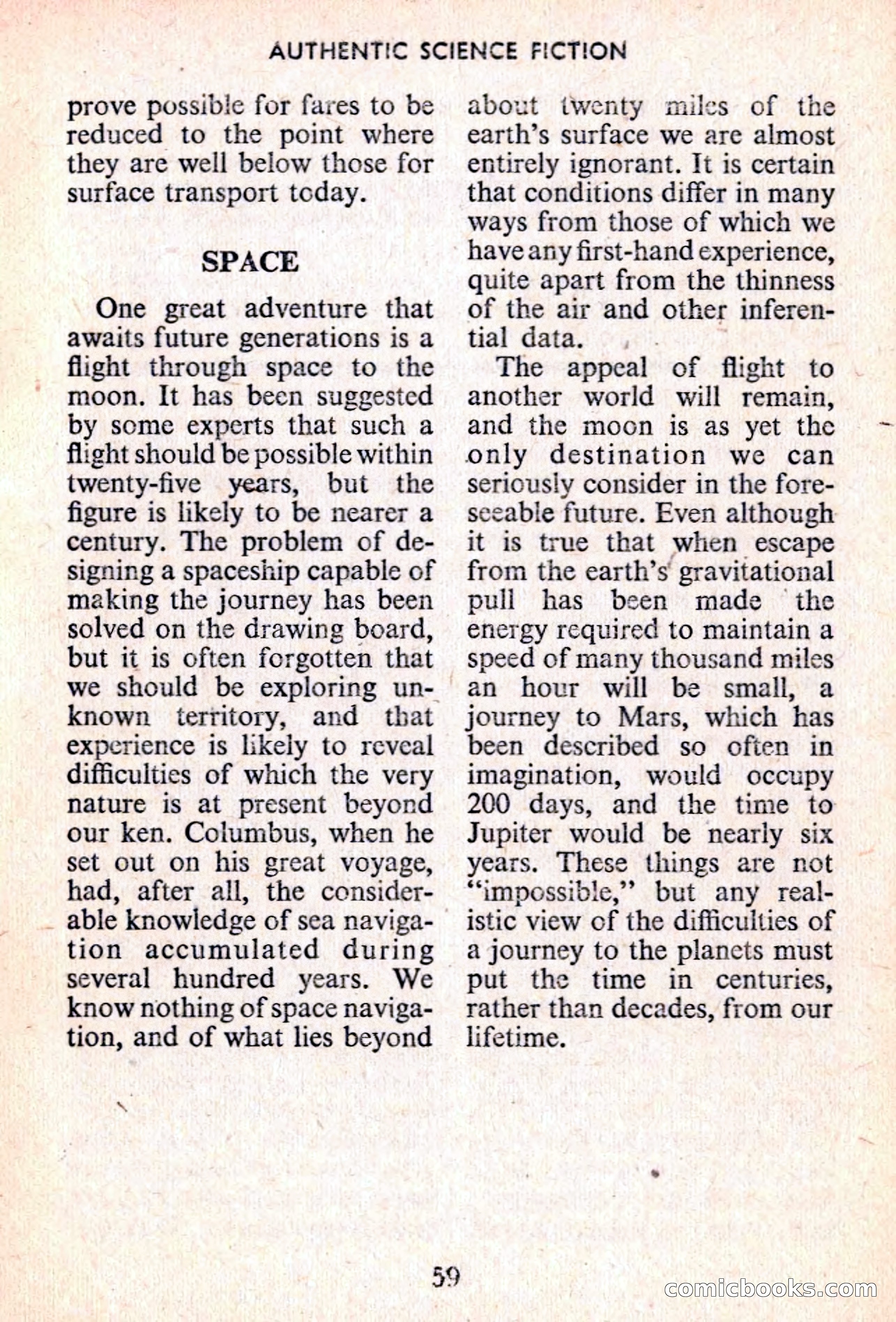 Authentic Science Fiction Monthly, No. 56 — page 60 of 146