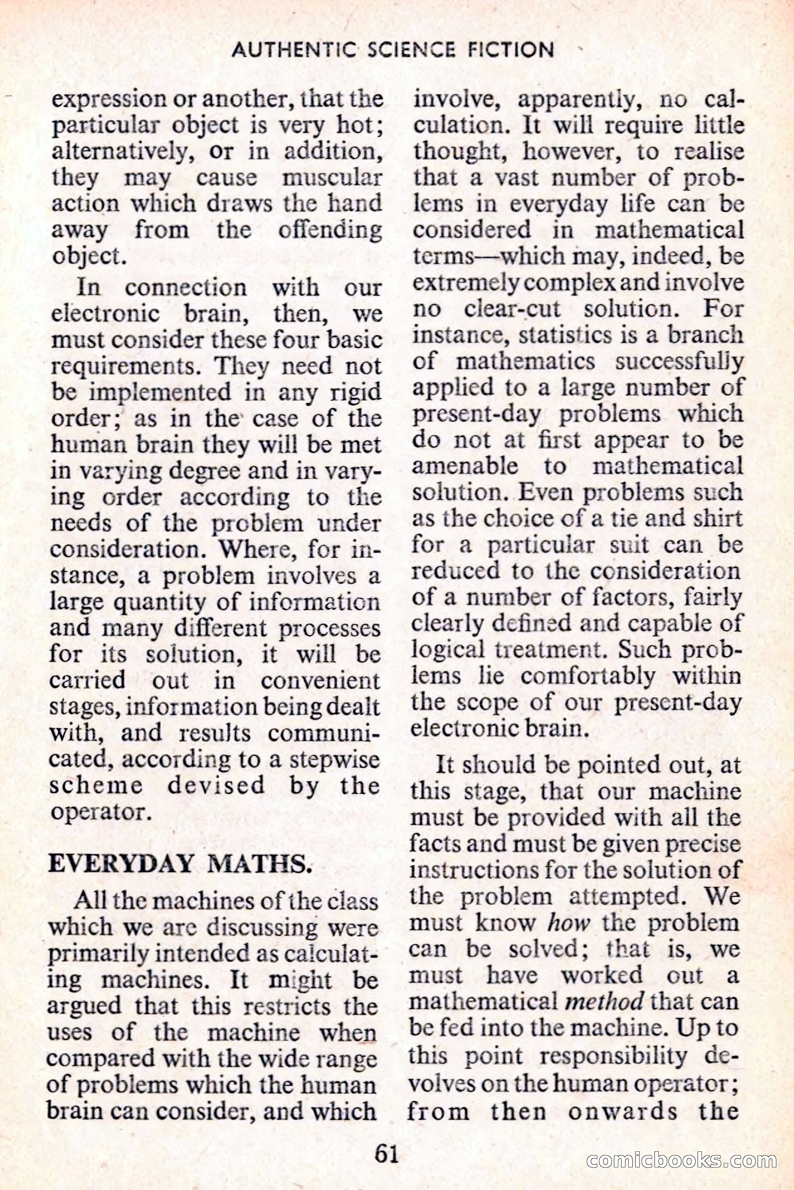 Authentic Science Fiction Monthly, No. 56 — page 62 of 146