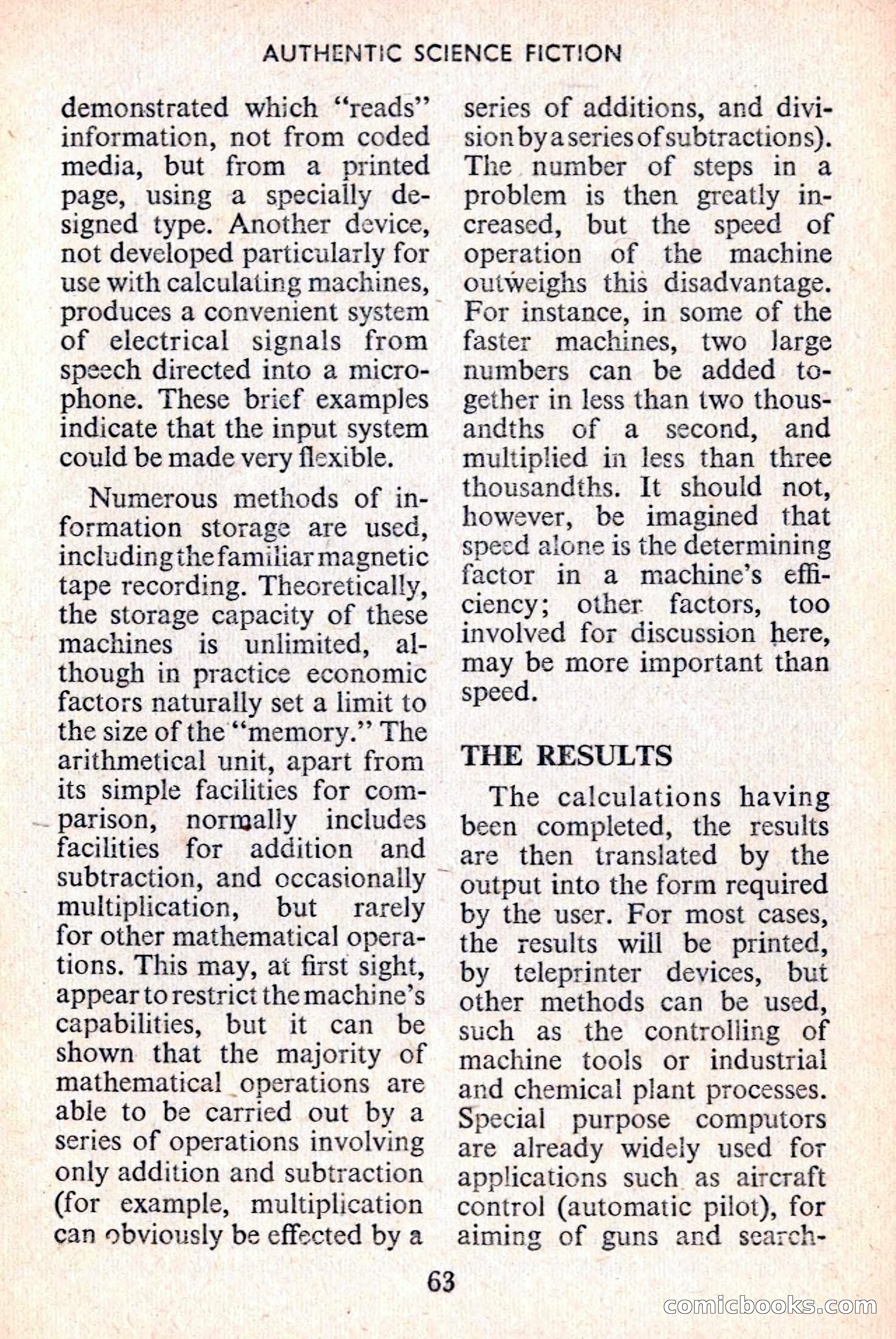 Authentic Science Fiction Monthly, No. 56 — page 64 of 146