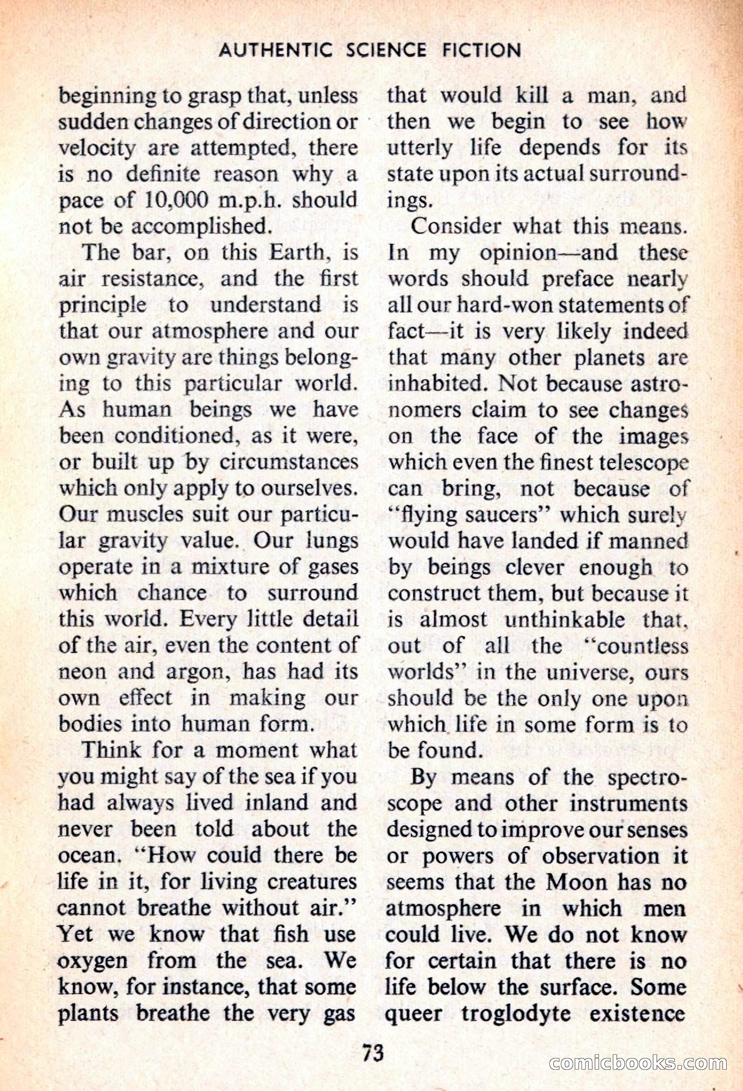 Authentic Science Fiction Monthly, No. 65 — page 74 of 162