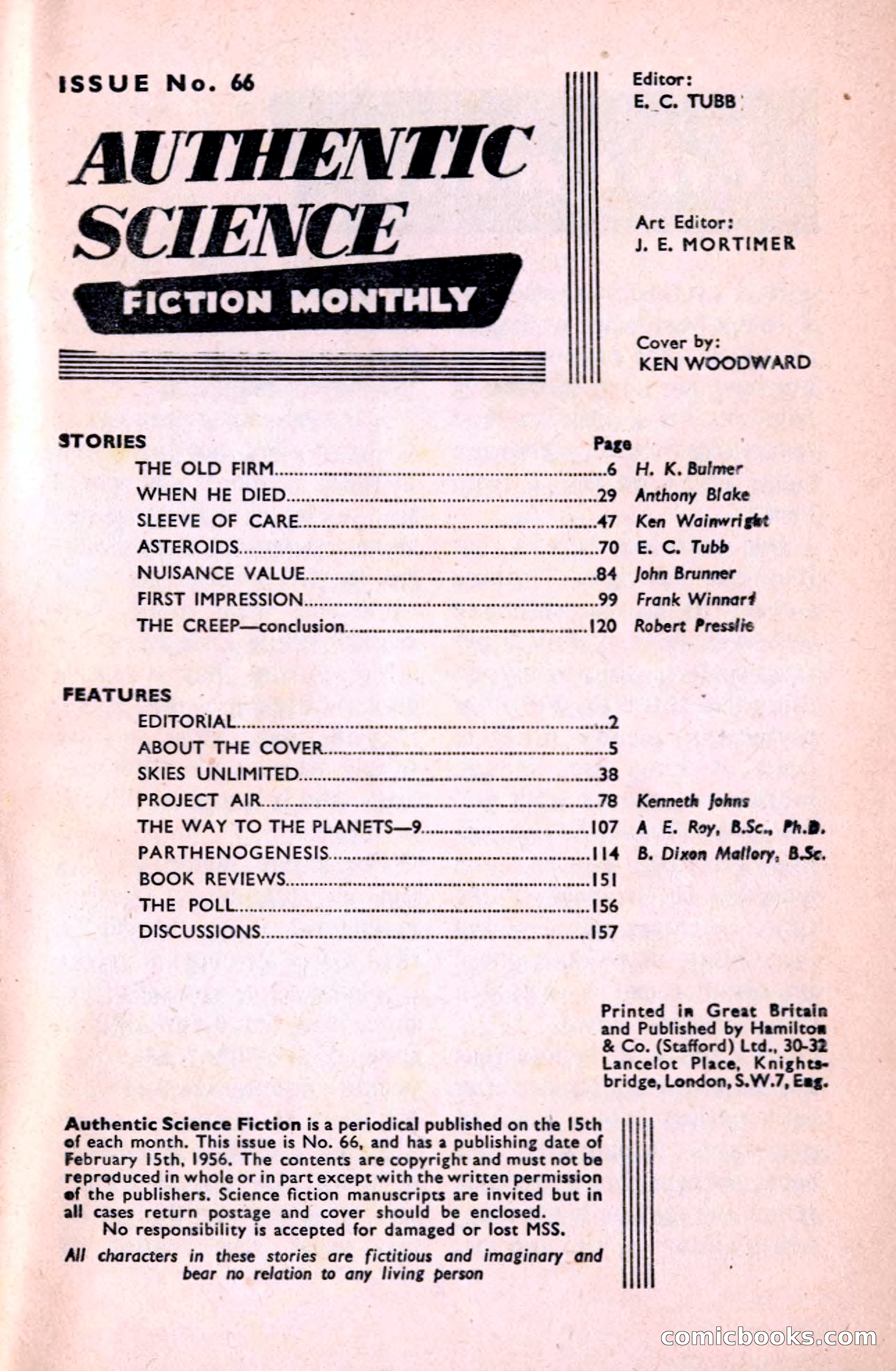 Authentic Science Fiction Monthly, No. 66 — page 2 of 162