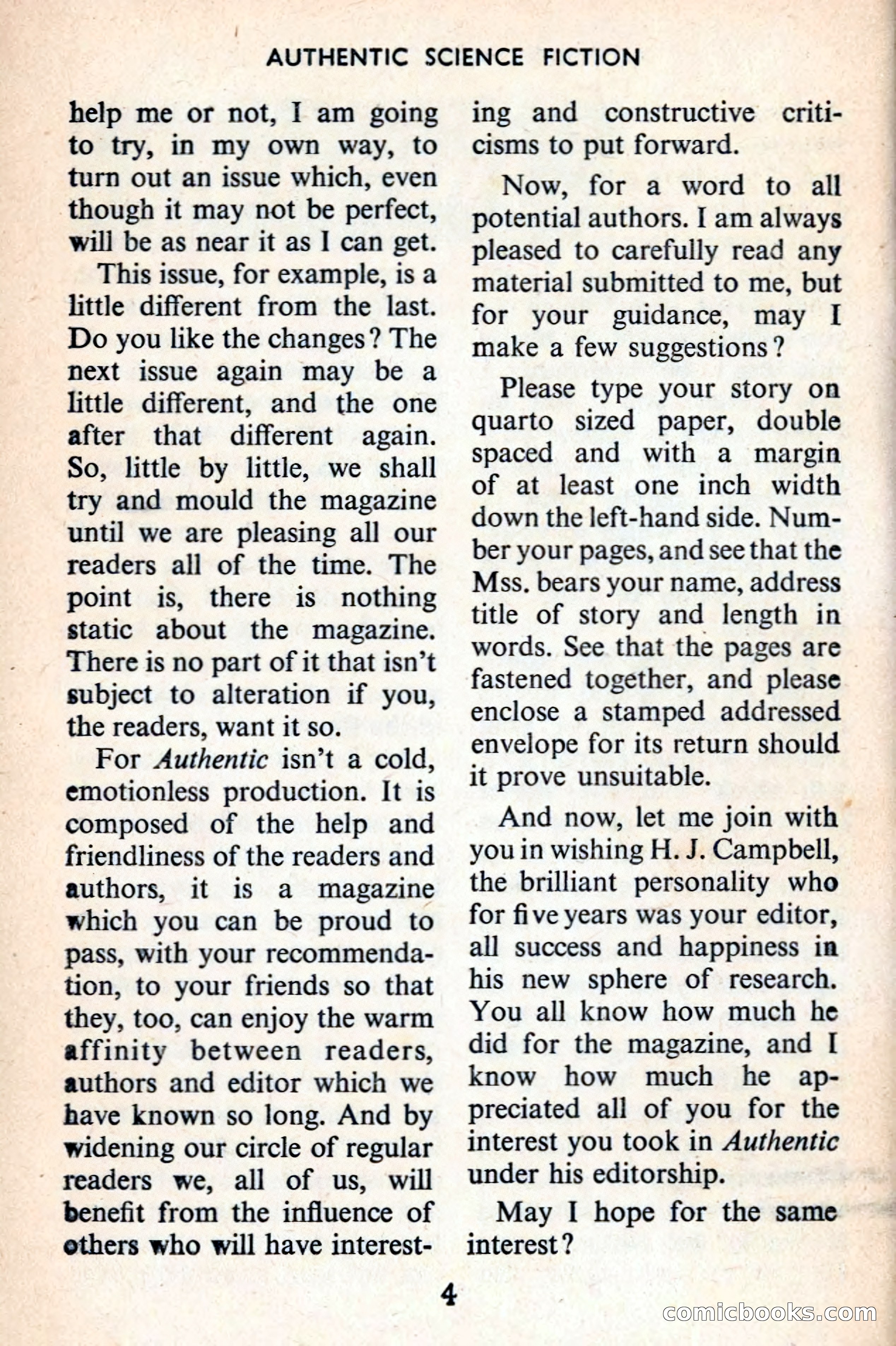 Authentic Science Fiction Monthly, No. 66 — page 5 of 162