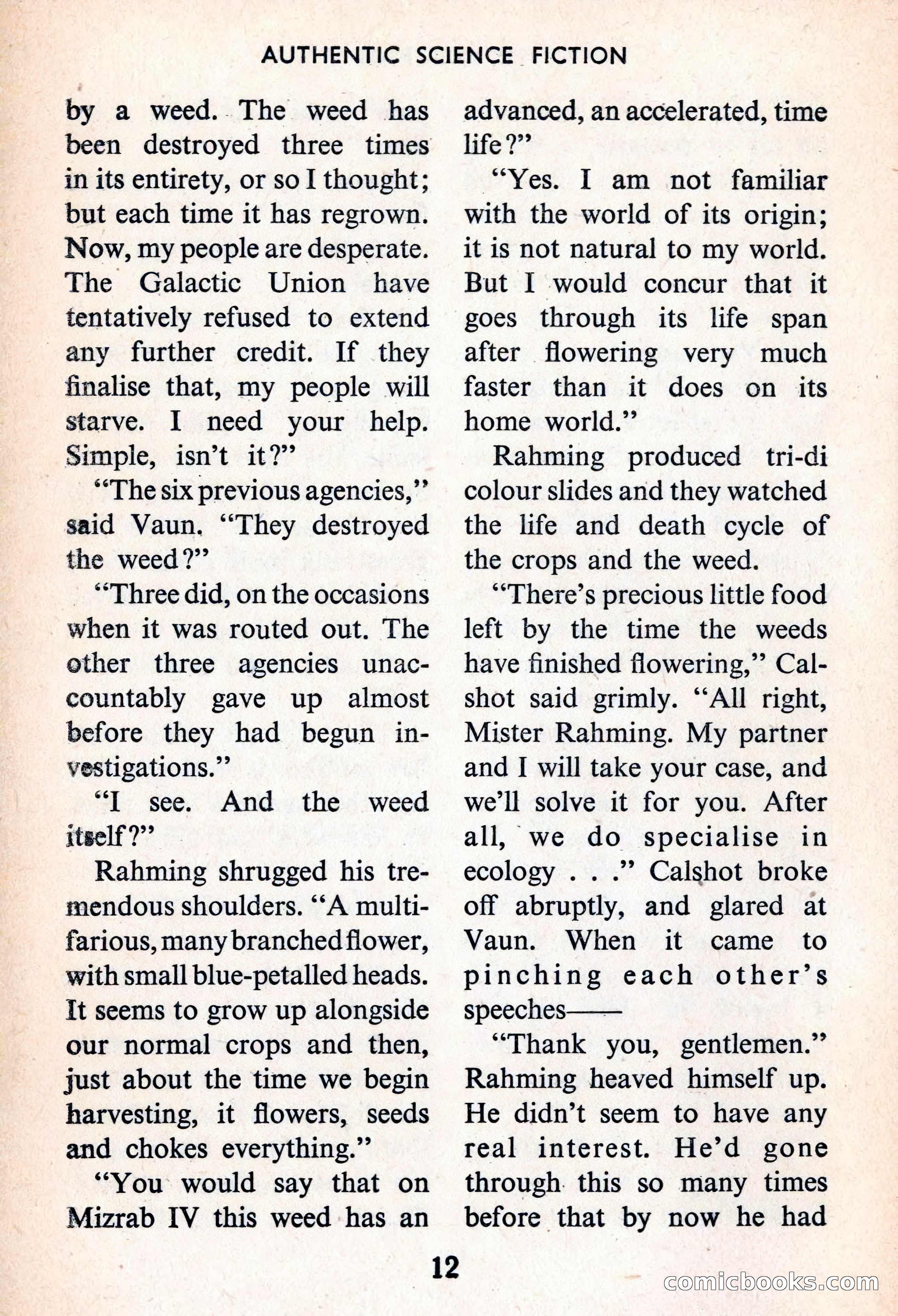 Authentic Science Fiction Monthly, No. 66 — page 13 of 162