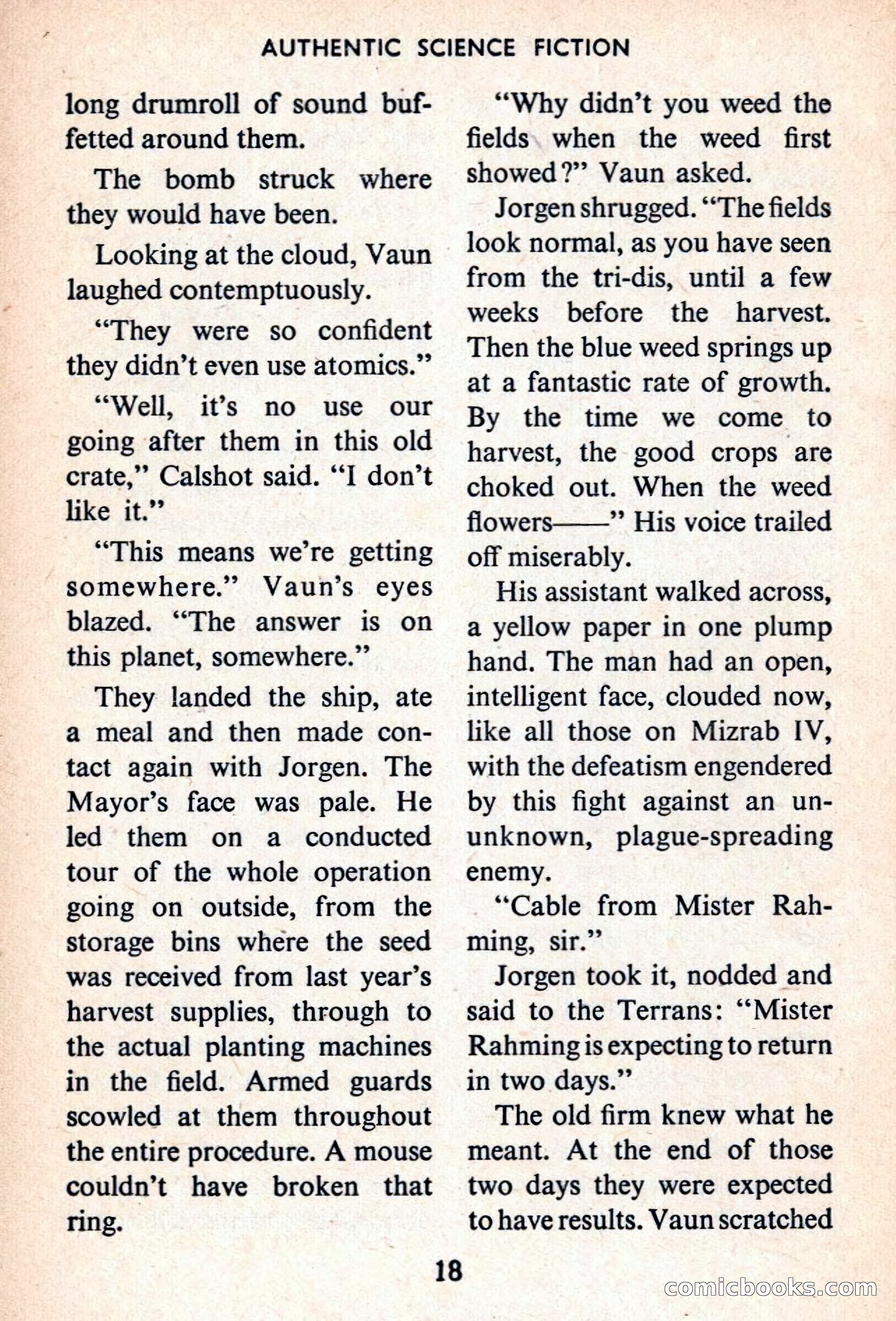 Authentic Science Fiction Monthly, No. 66 — page 19 of 162