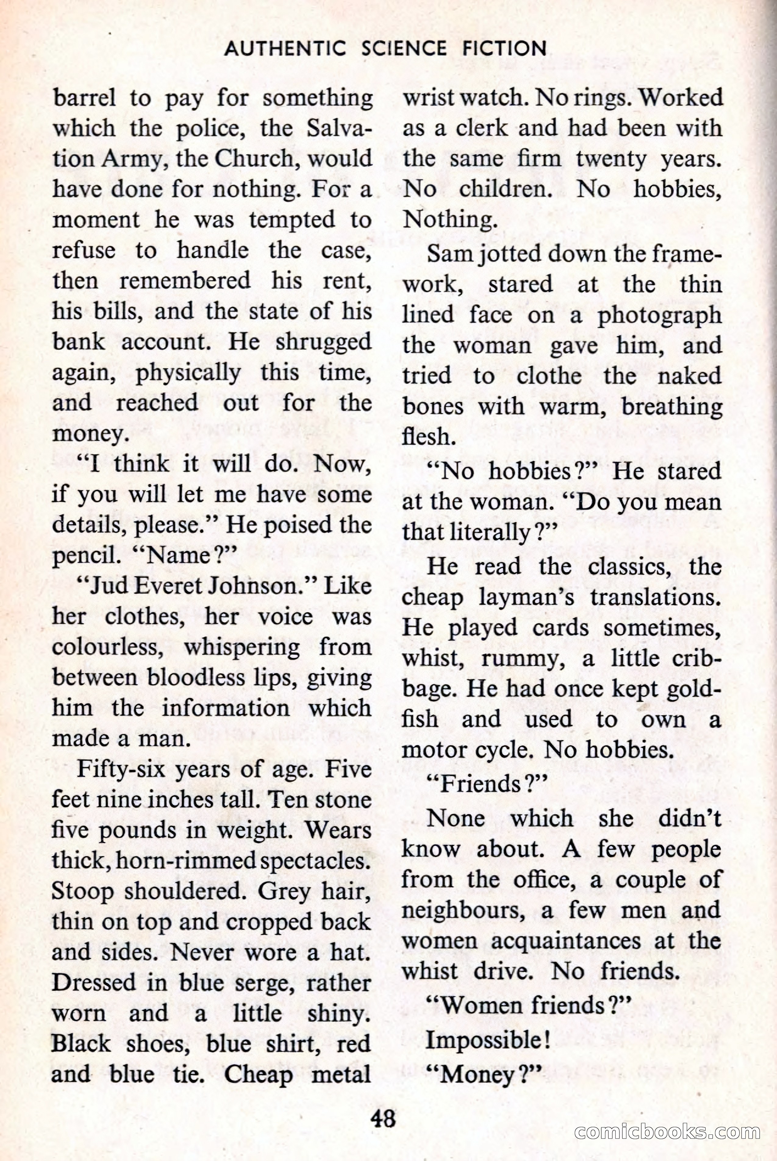 Authentic Science Fiction Monthly, No. 66 — page 49 of 162