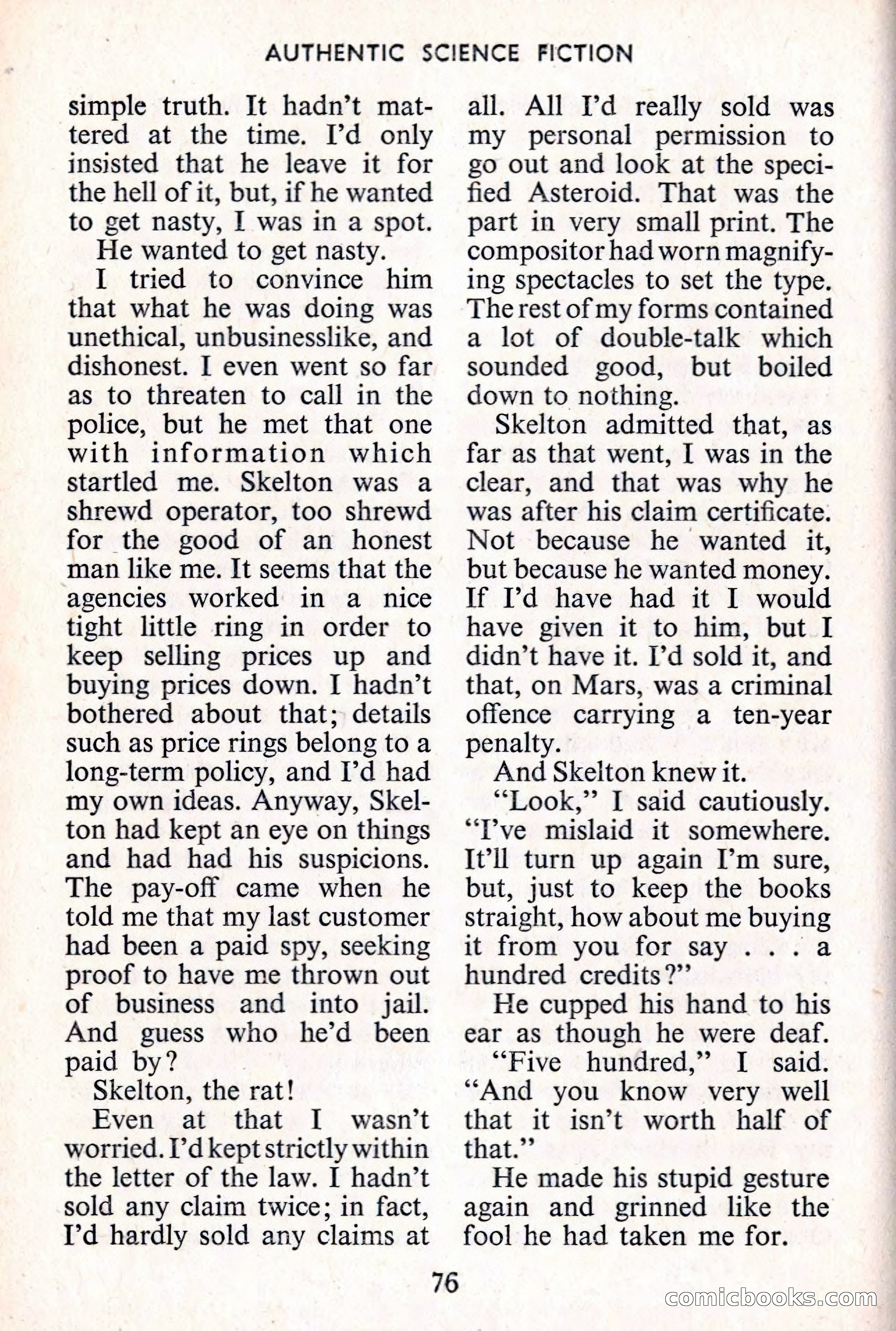 Authentic Science Fiction Monthly, No. 66 — page 77 of 162