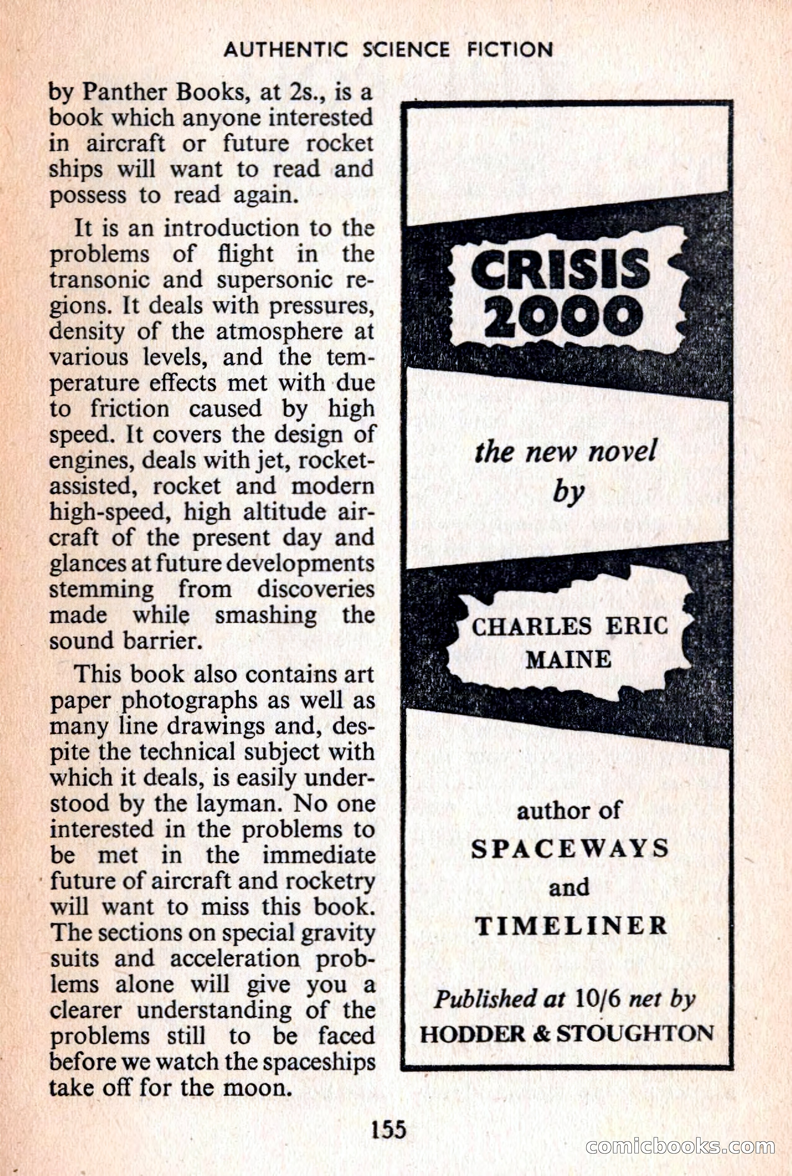 Authentic Science Fiction Monthly, No. 66 — page 156 of 162