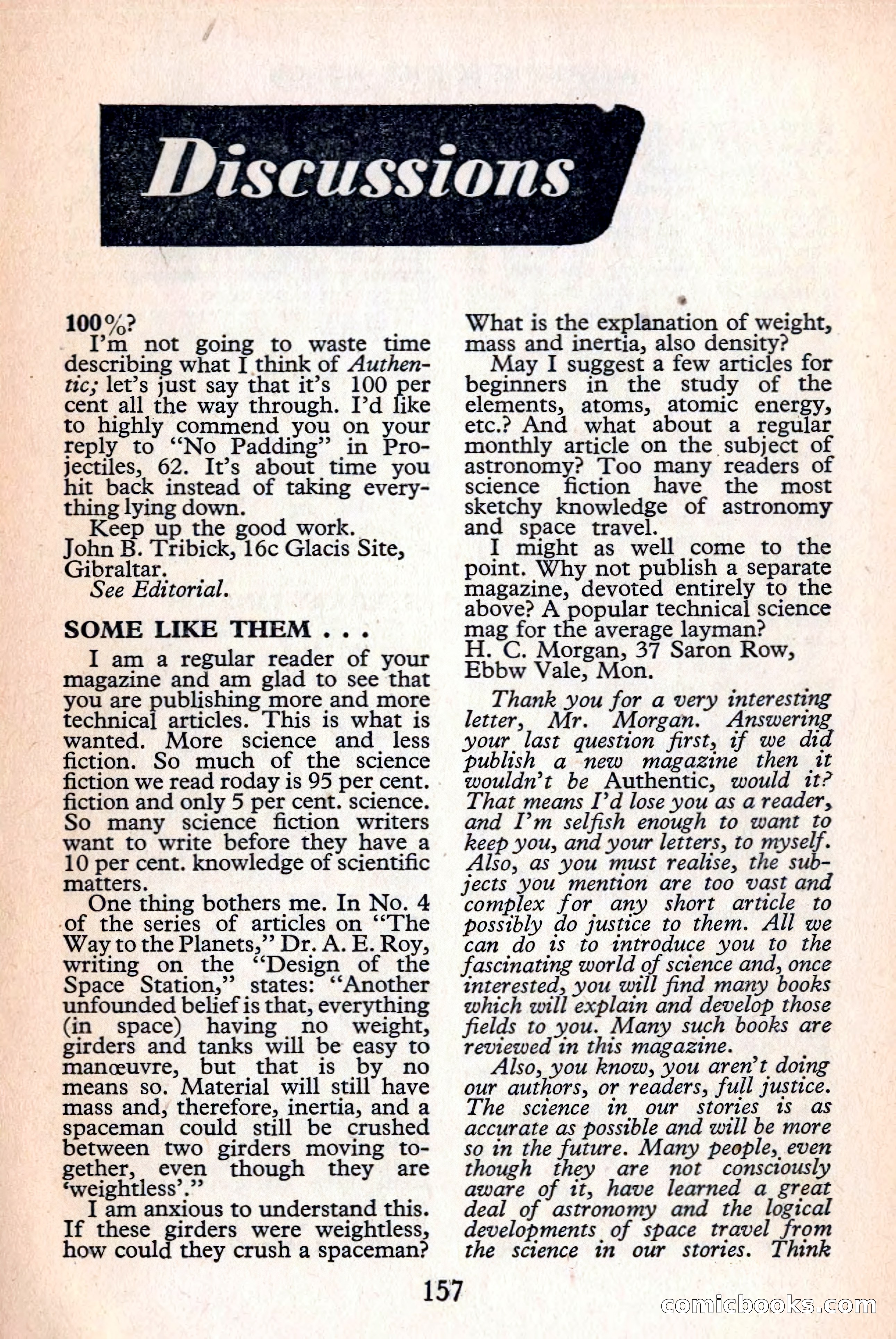 Authentic Science Fiction Monthly, No. 66 — page 158 of 162