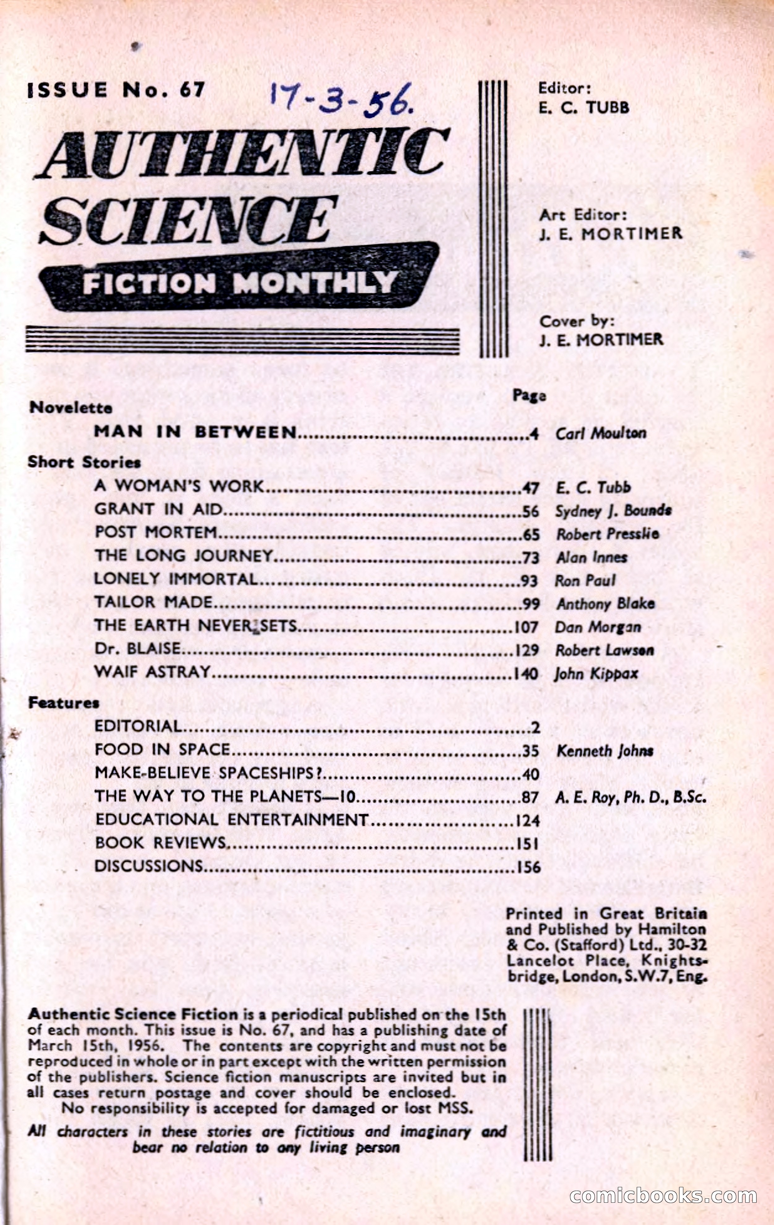 Authentic Science Fiction Monthly, No. 67 — page 2 of 162