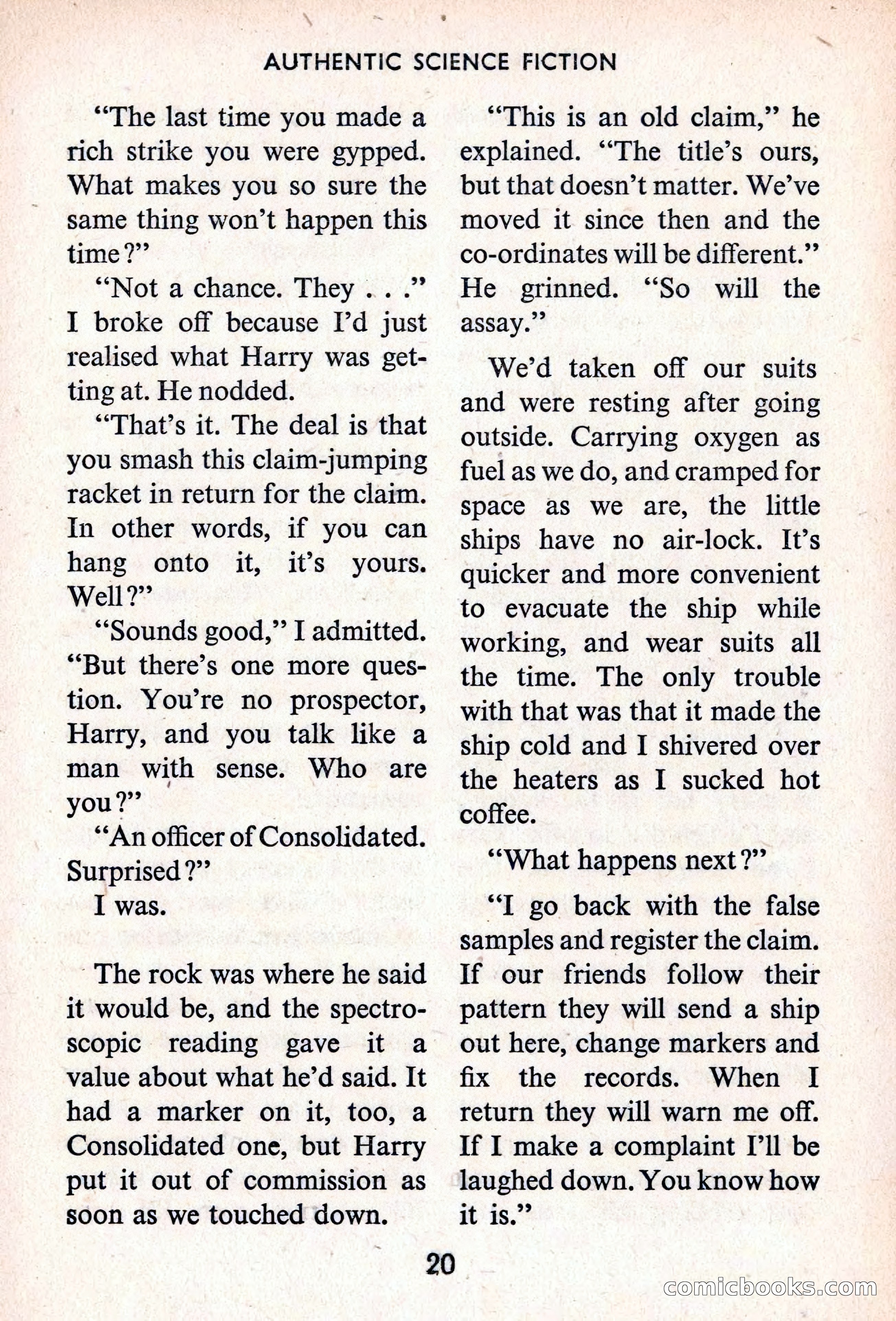 Authentic Science Fiction Monthly, No. 67 — page 21 of 162