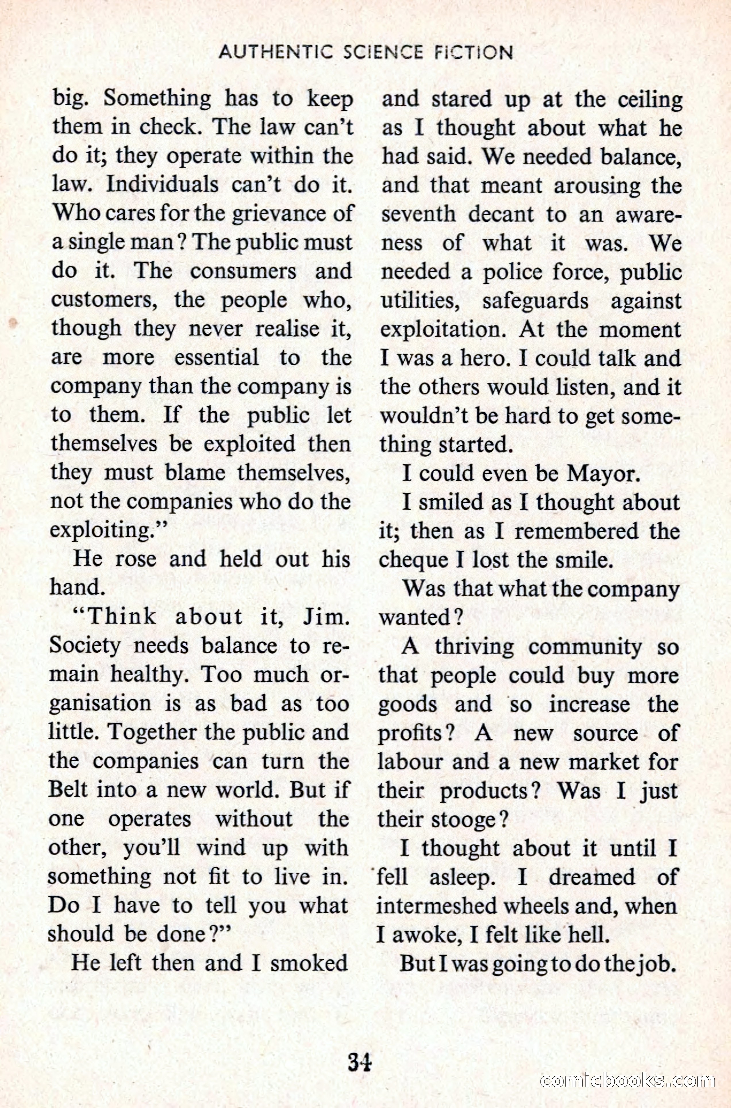 Authentic Science Fiction Monthly, No. 67 — page 35 of 162