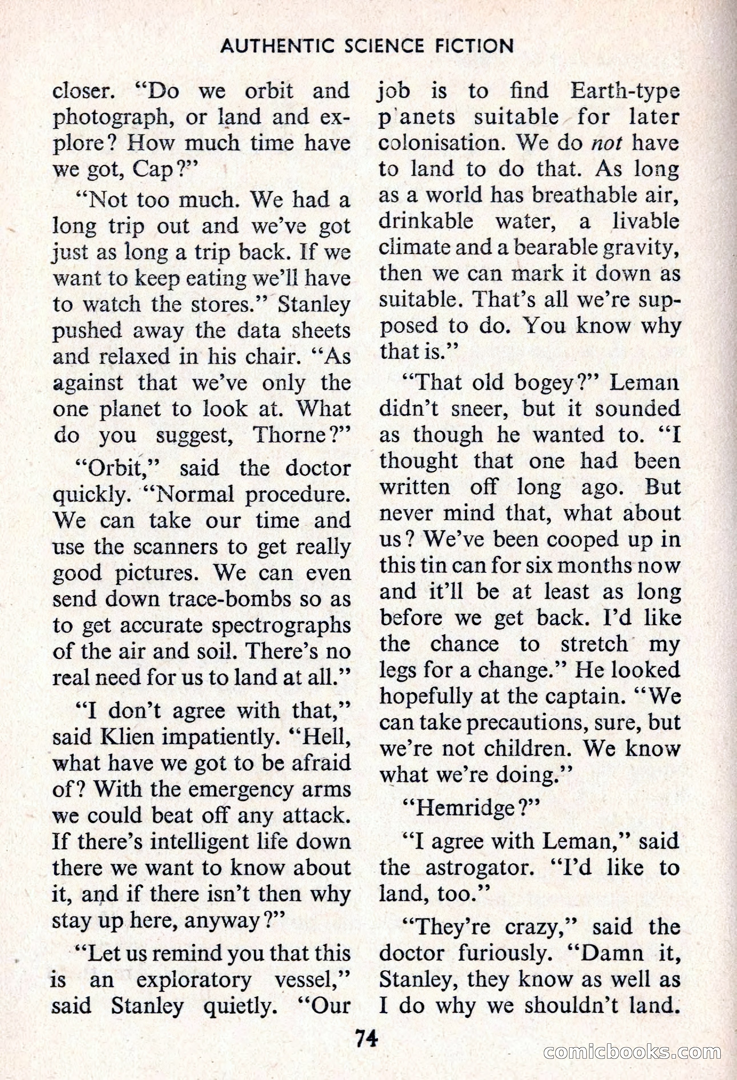 Authentic Science Fiction Monthly, No. 67 — page 75 of 162