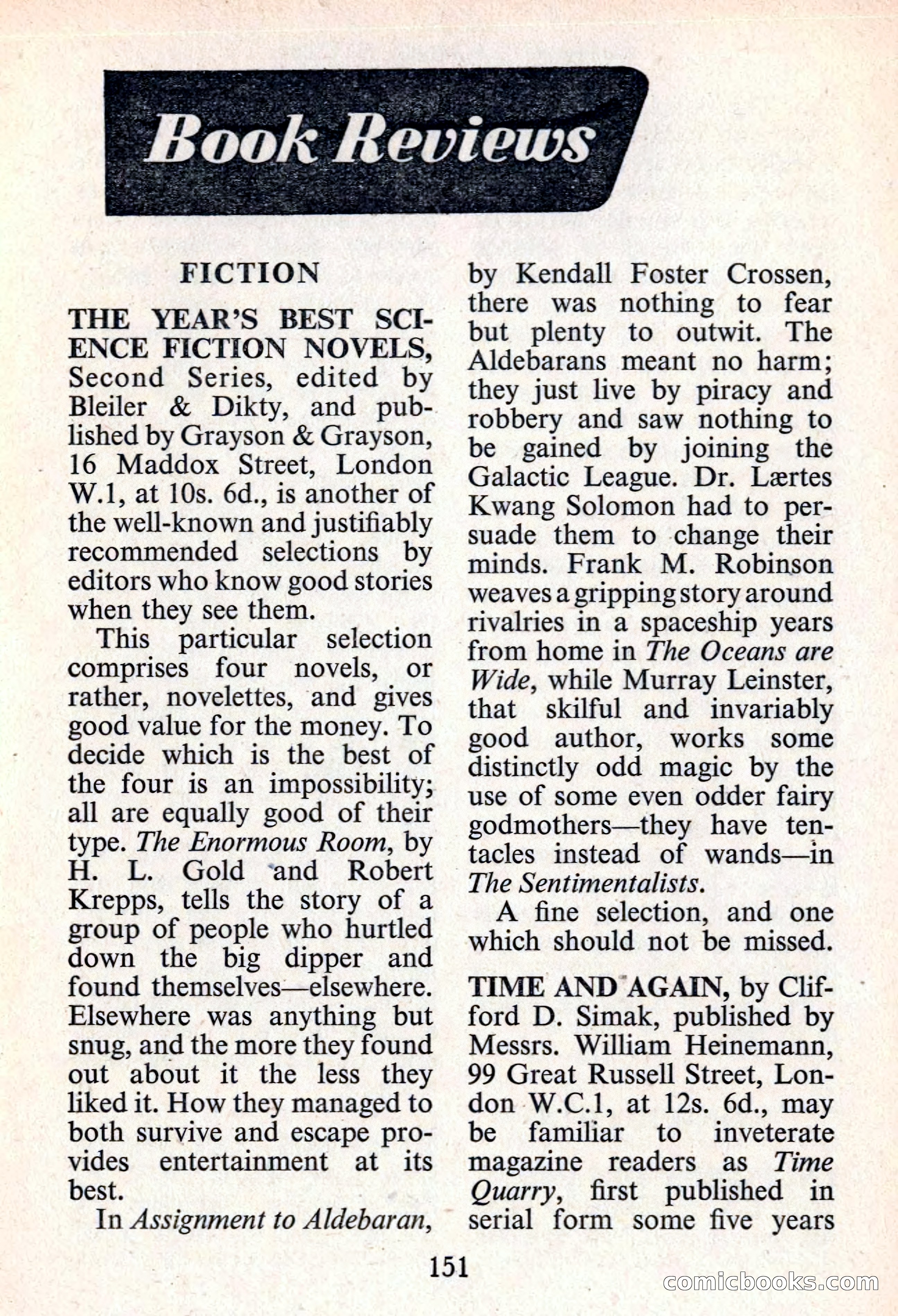 Authentic Science Fiction Monthly, No. 67 — page 152 of 162