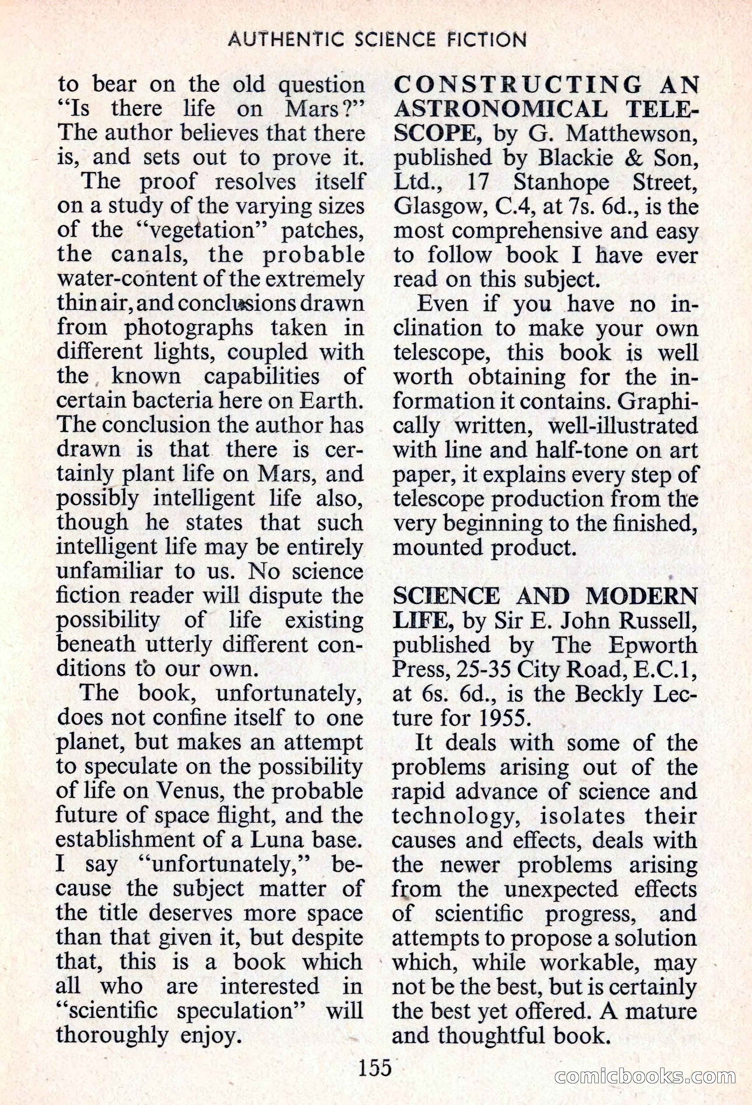 Authentic Science Fiction Monthly, No. 67 — page 156 of 162