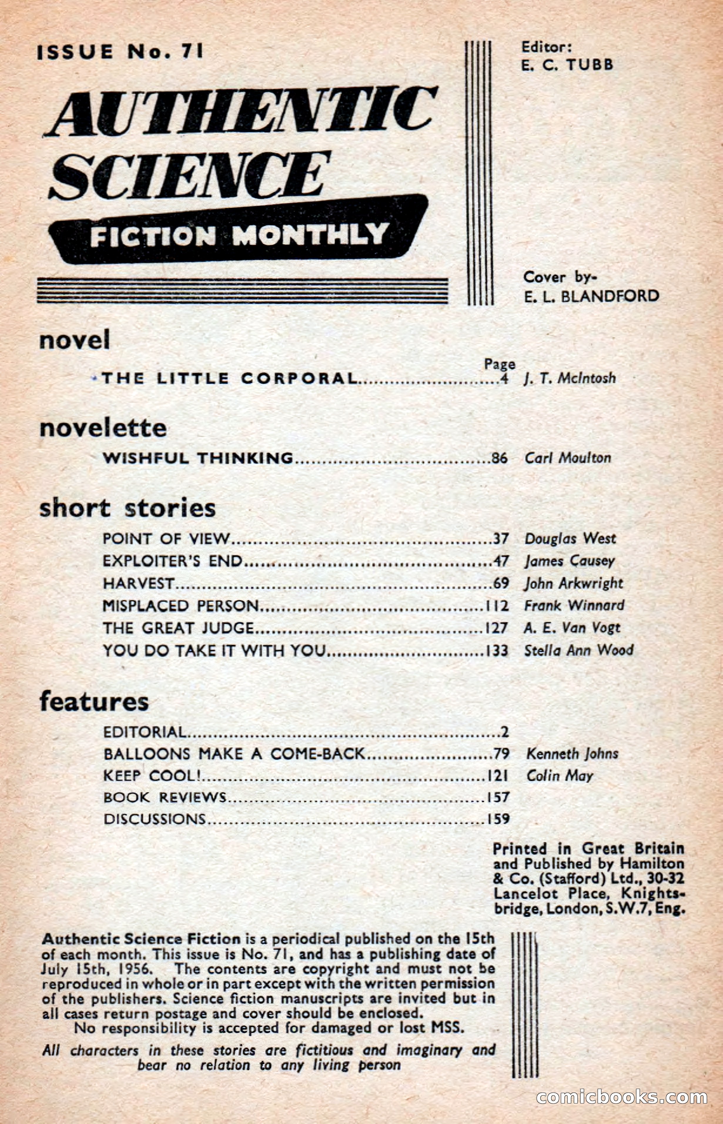 Authentic Science Fiction Monthly No. 71 — page 2 of 164